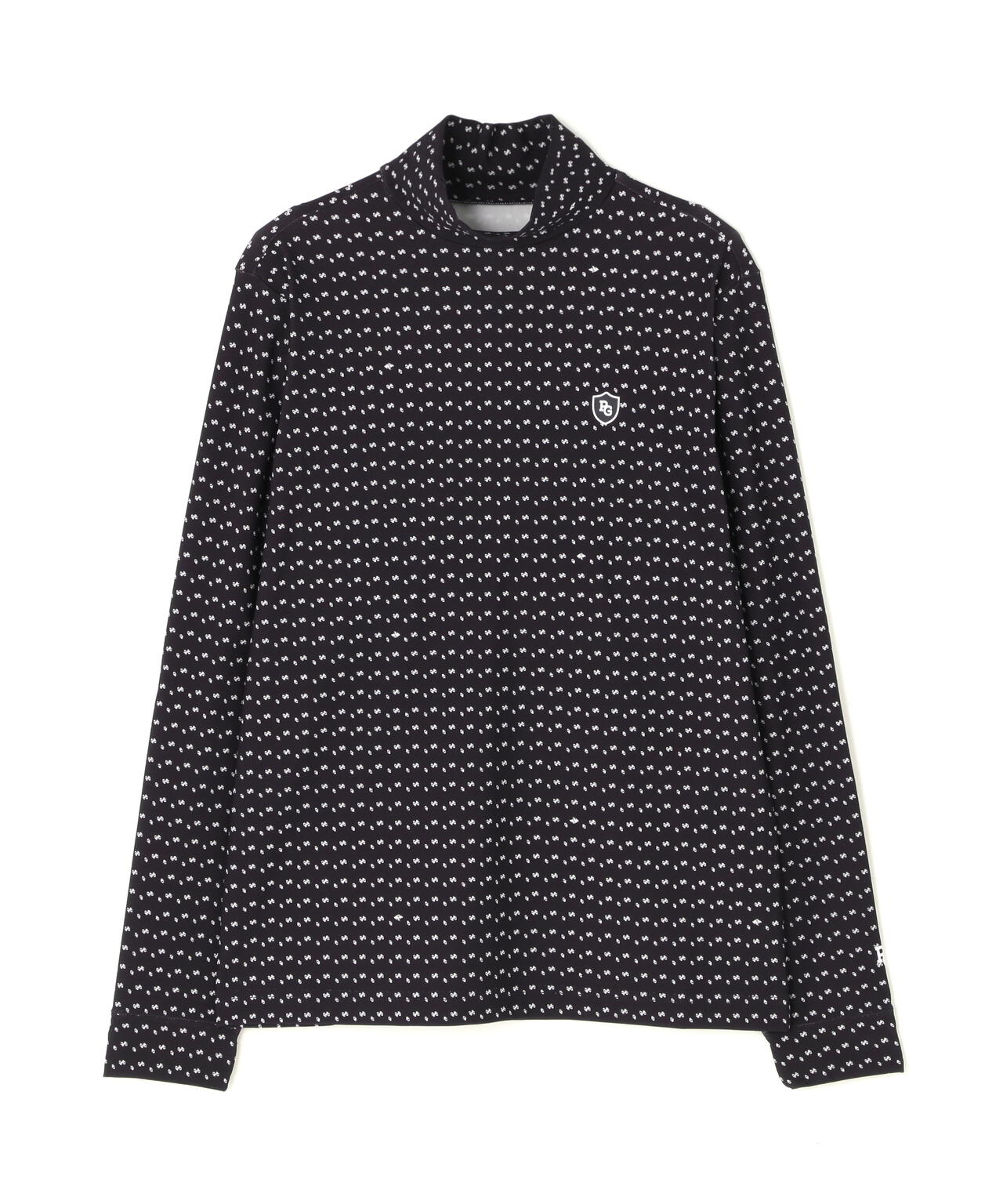トゥルーボーテトリコットストレッチ長袖ハイネックカットソー ＜マイクロとびうさPG柄＞ (WOMENS)