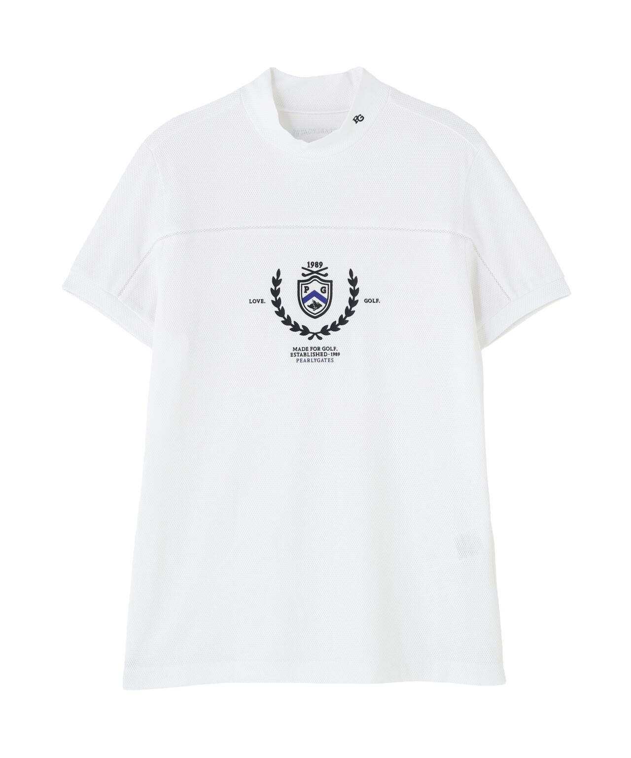 2WAYトリコット半袖ハイネックカットソー (WOMENS)