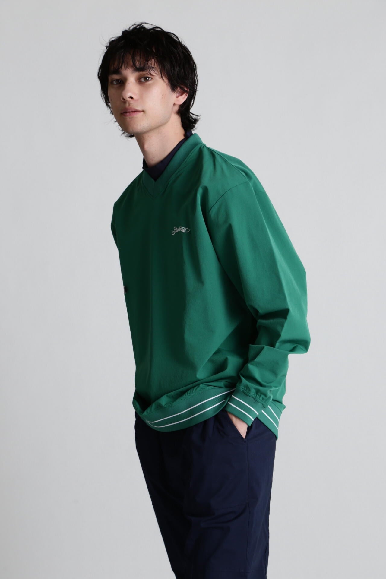 【Students Golf】ナイロン シェルジャケット