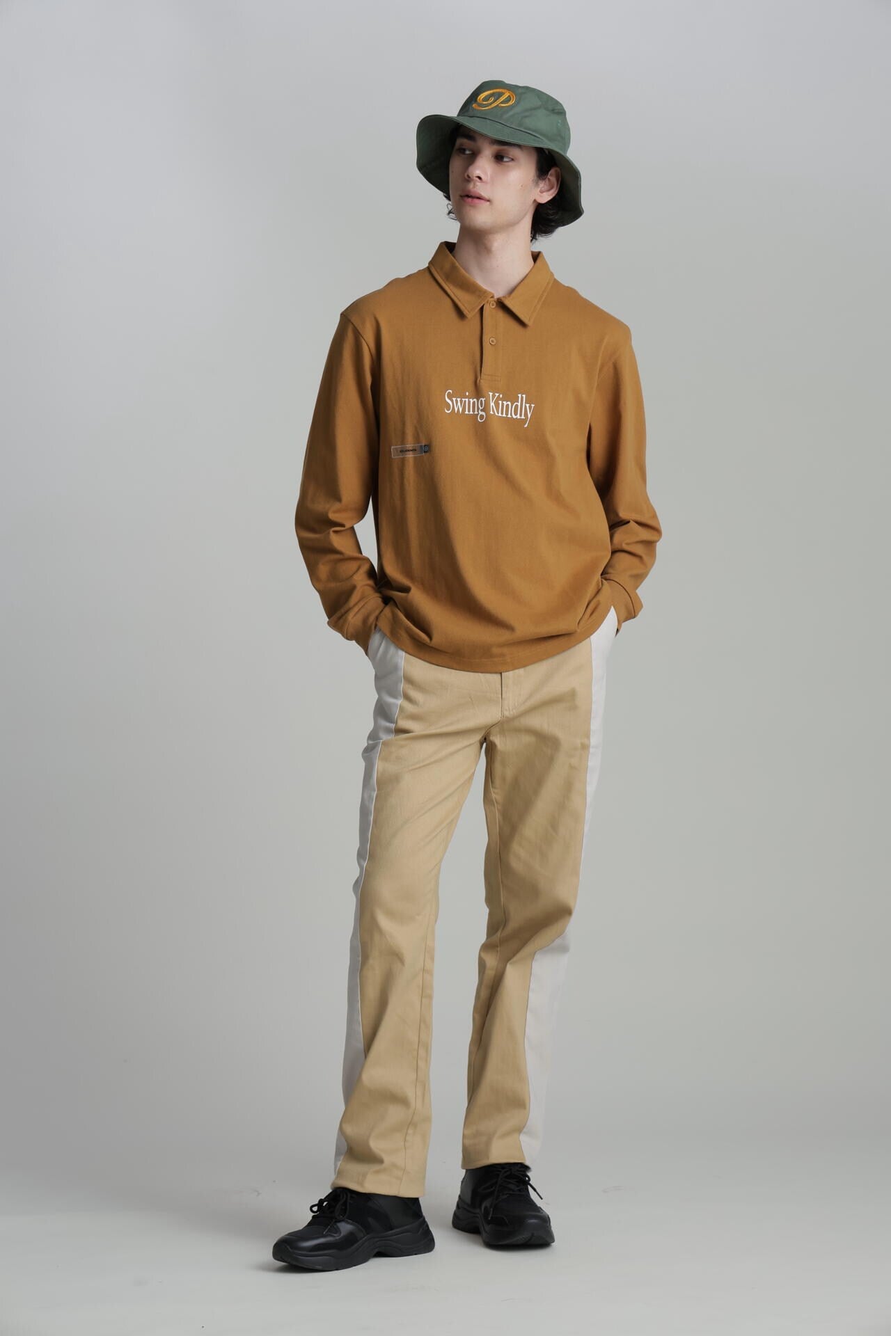 【Students Golf】コットンジャージ ロングシリーズポロシャツ
