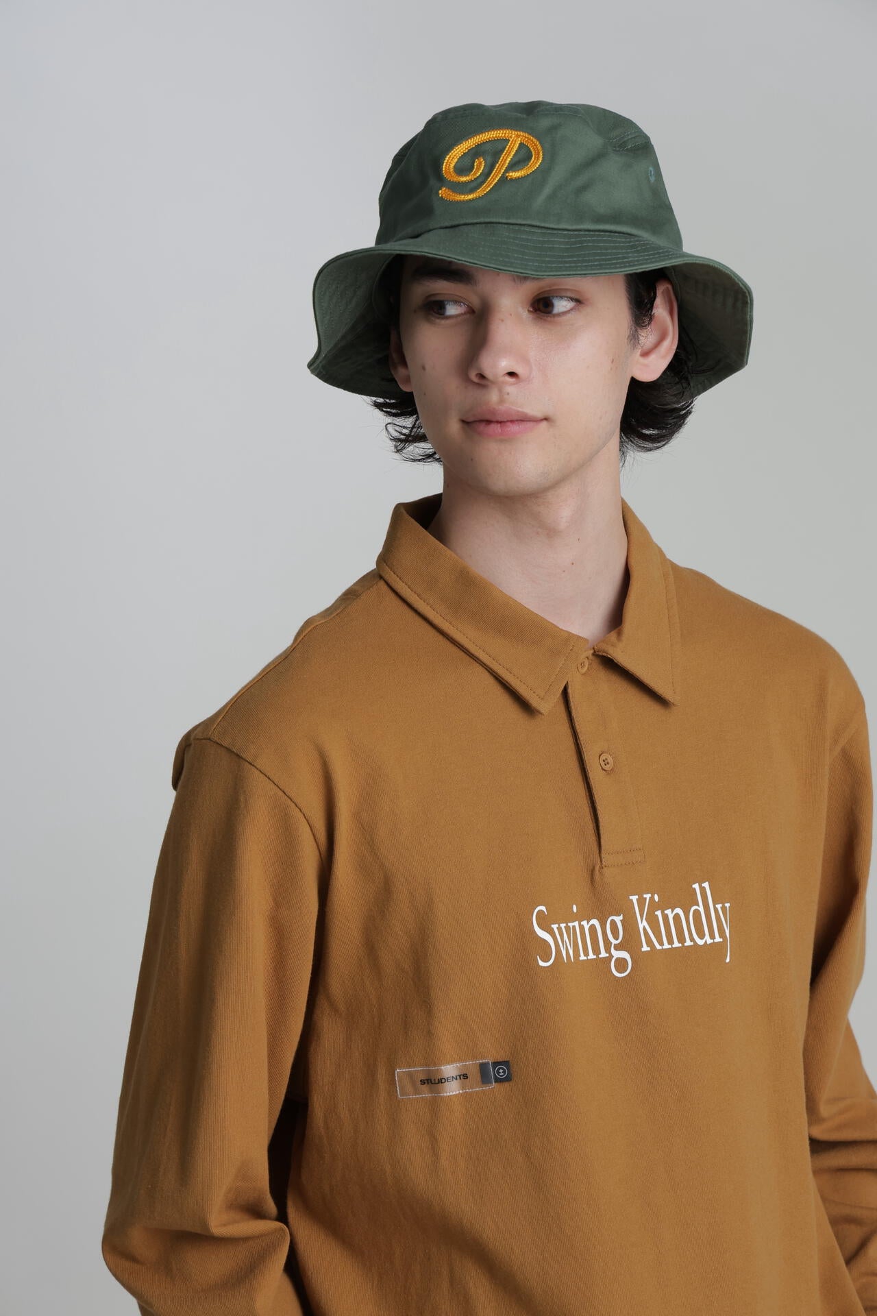 【Students Golf】コットンジャージ ロングシリーズポロシャツ
