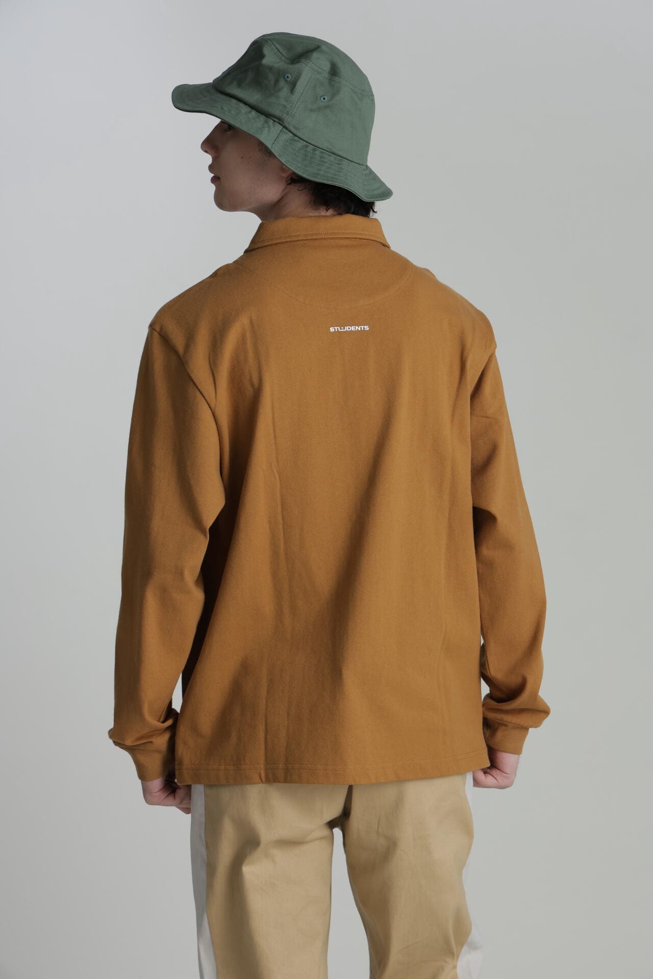 【Students Golf】コットンジャージ ロングシリーズポロシャツ