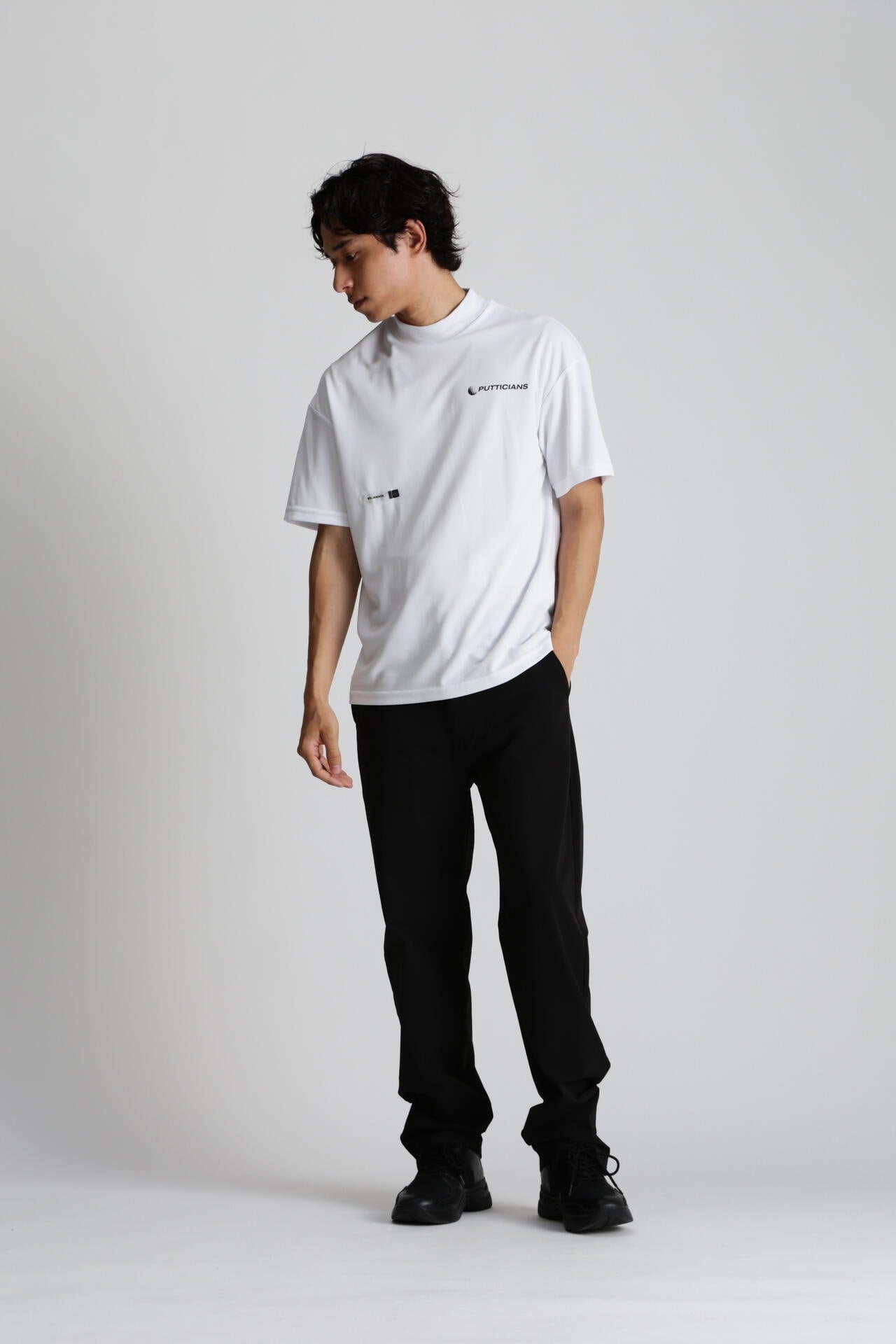 【Students Golf】モックネック 半袖シャツ