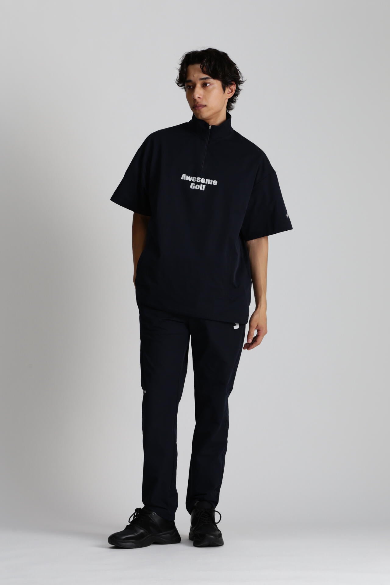 【S＋(エスプラス)】ポリエステル ロングパンツ