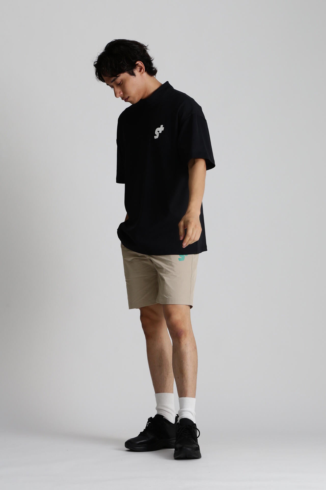 【S＋(エスプラス)】ポリエステル ショートパンツ