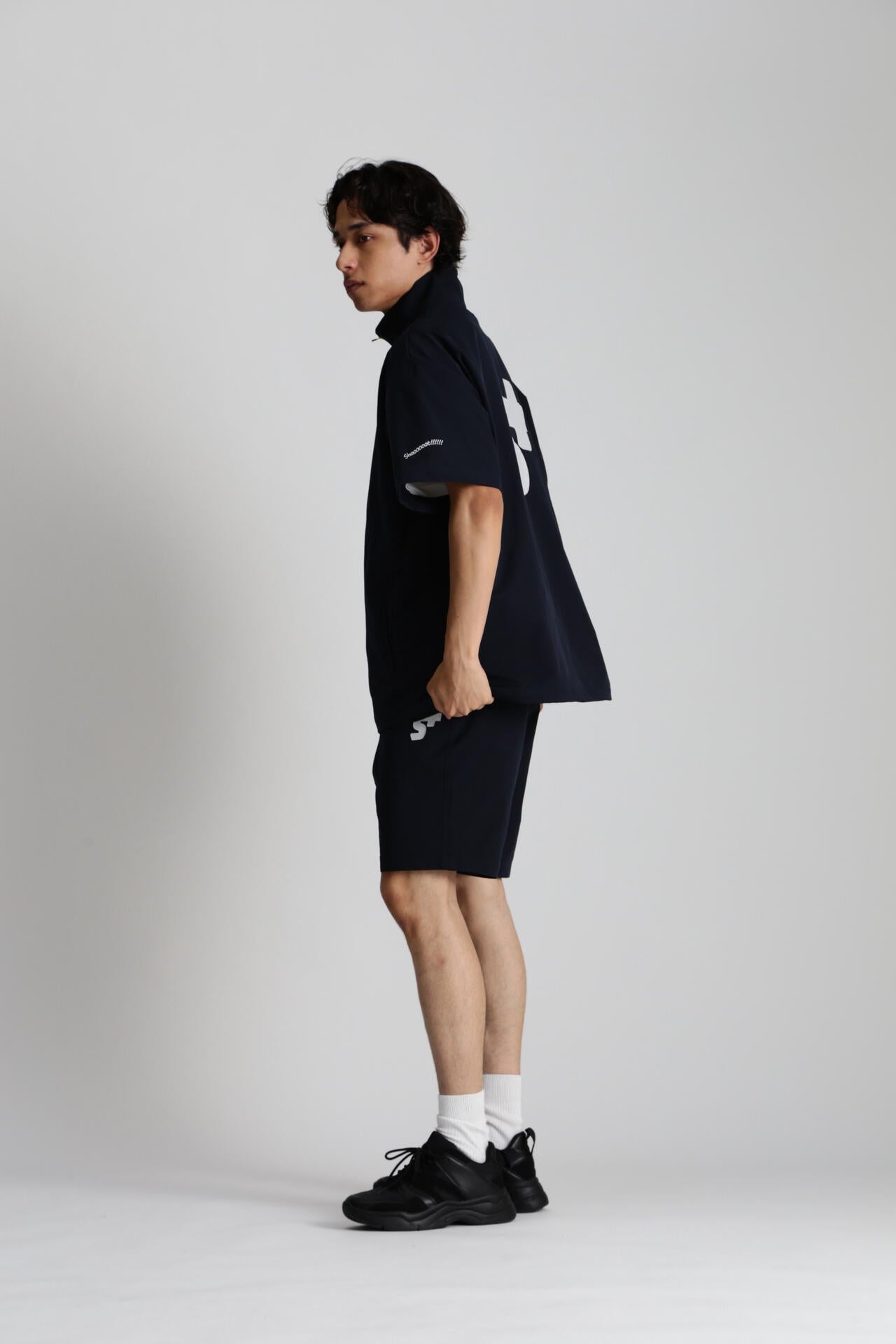 【S＋(エスプラス)】ポリエステル ショートパンツ