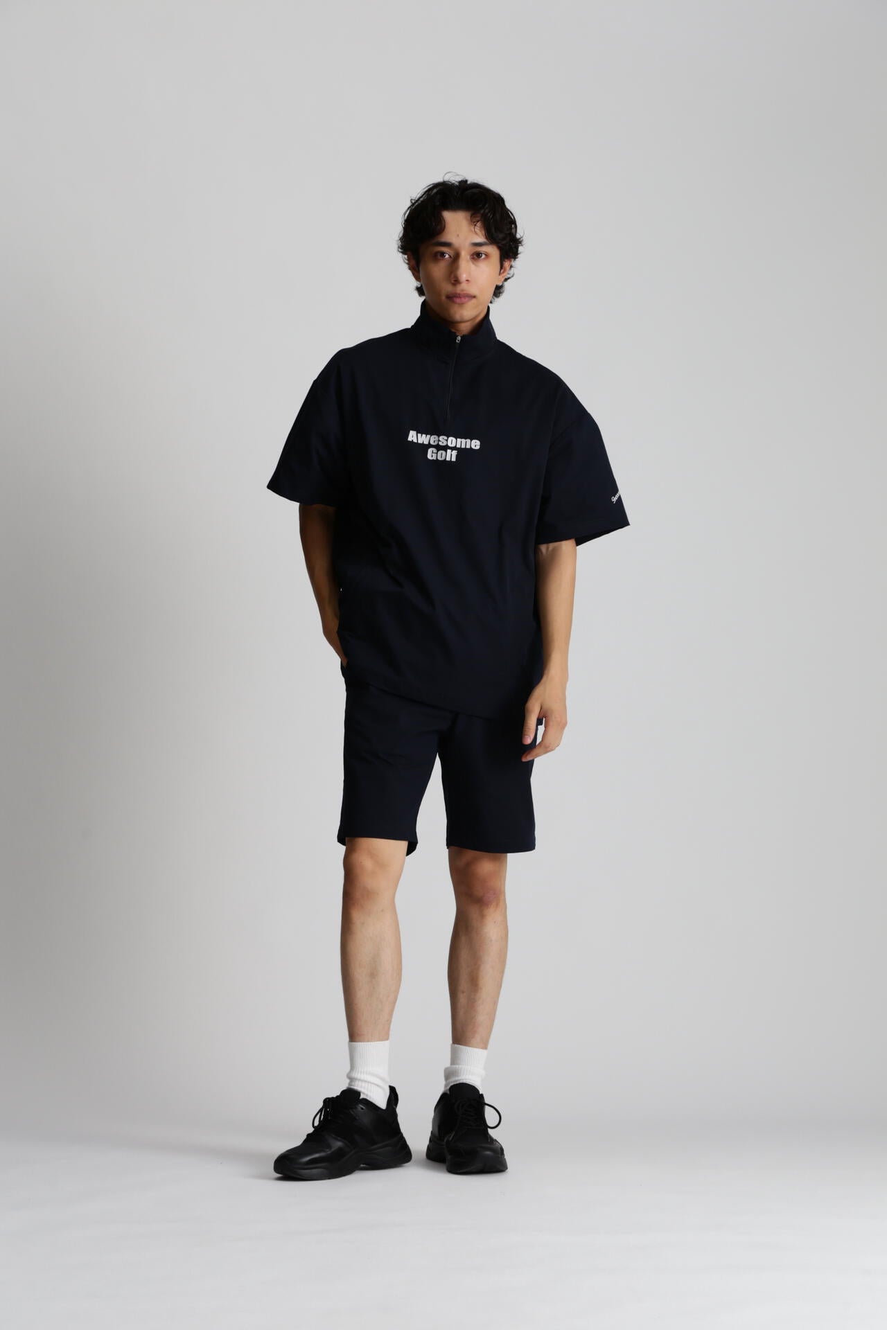 【S＋(エスプラス)】ポリエステル ショートパンツ