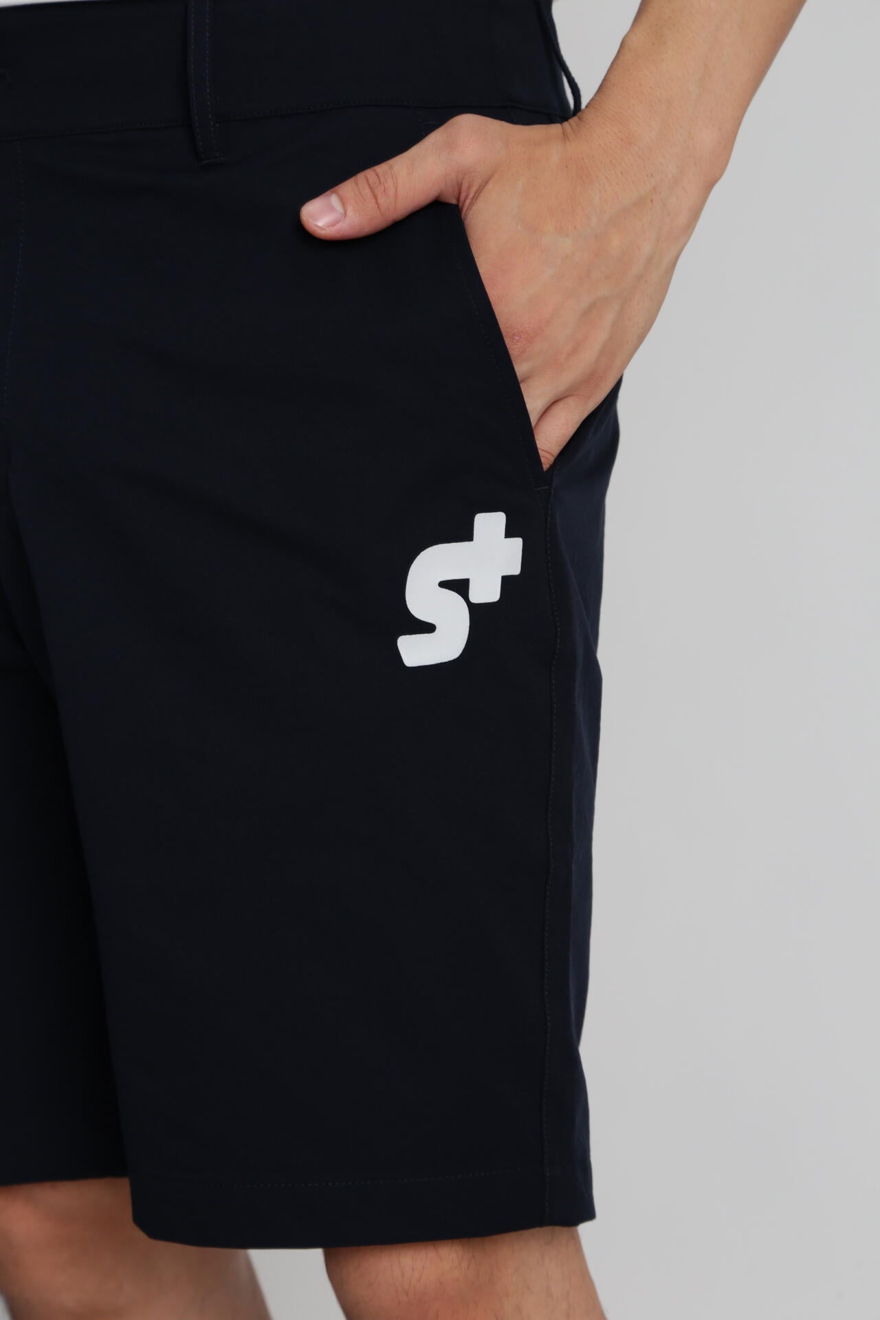 【S＋(エスプラス)】ポリエステル ショートパンツ