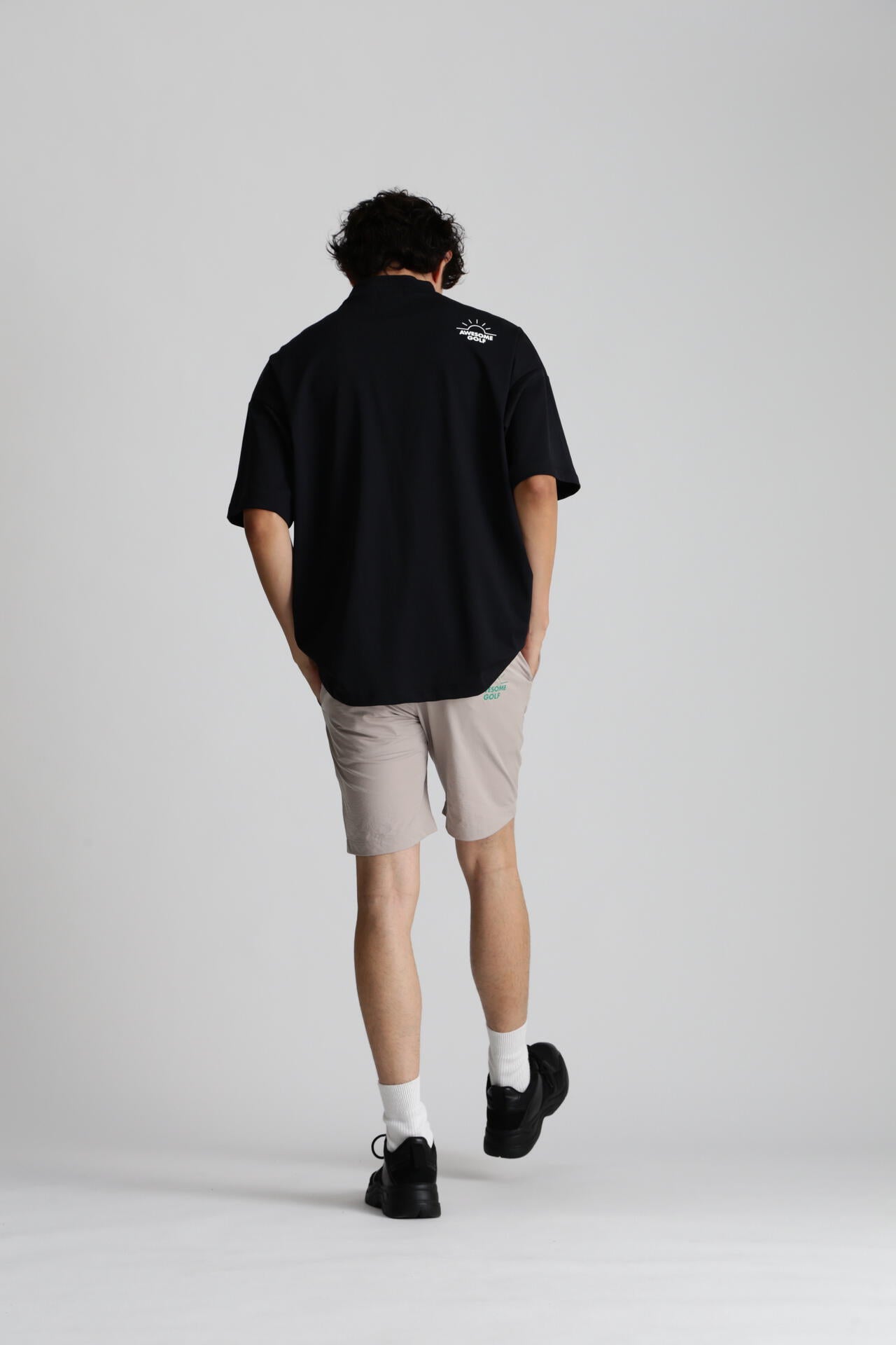 【S＋(エスプラス)】モックネック シャツ
