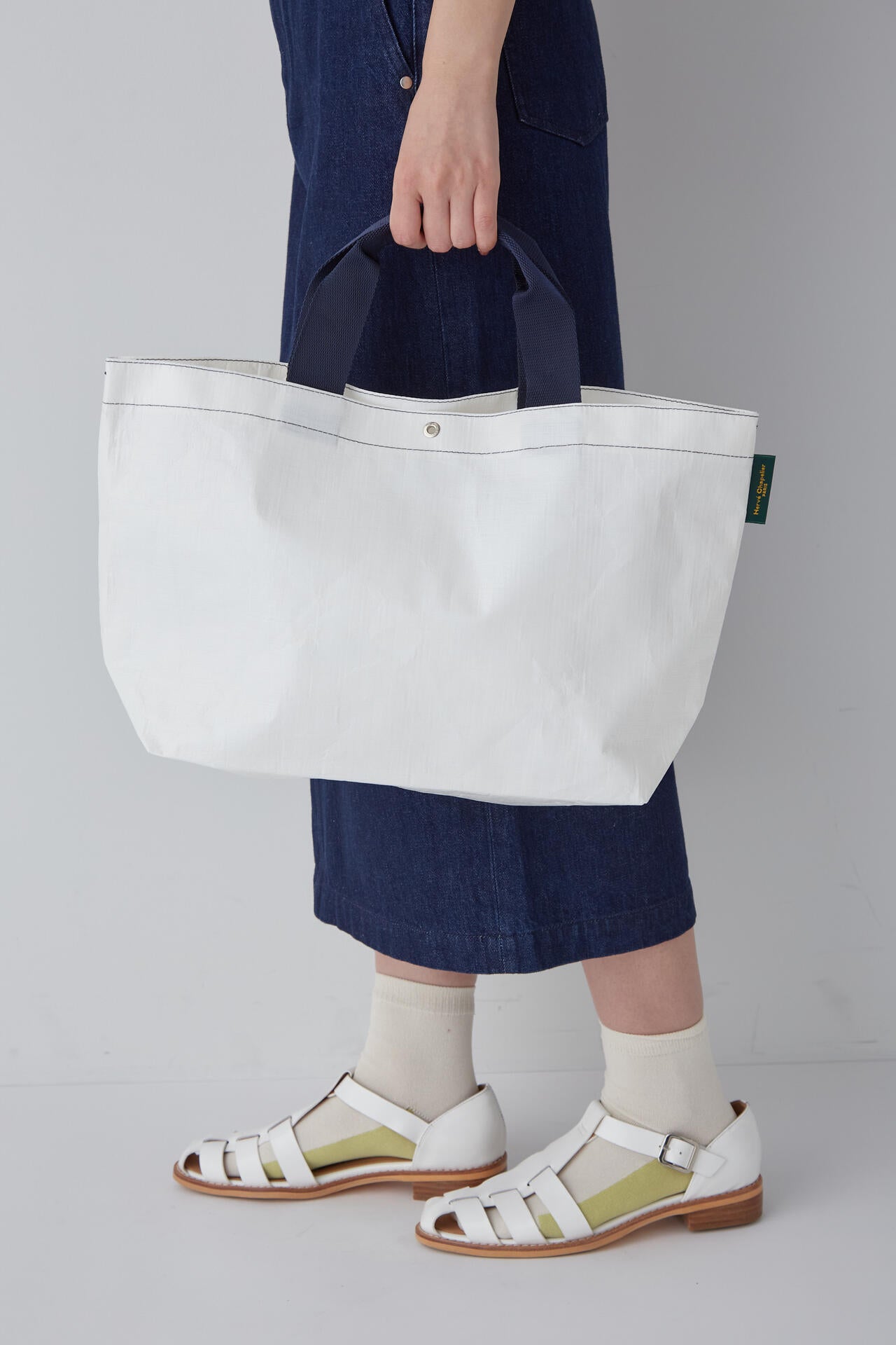 Ｈｅｒｖｅ　Ｃｈａｐｅｌｉｅｒバイカラートートバッグ