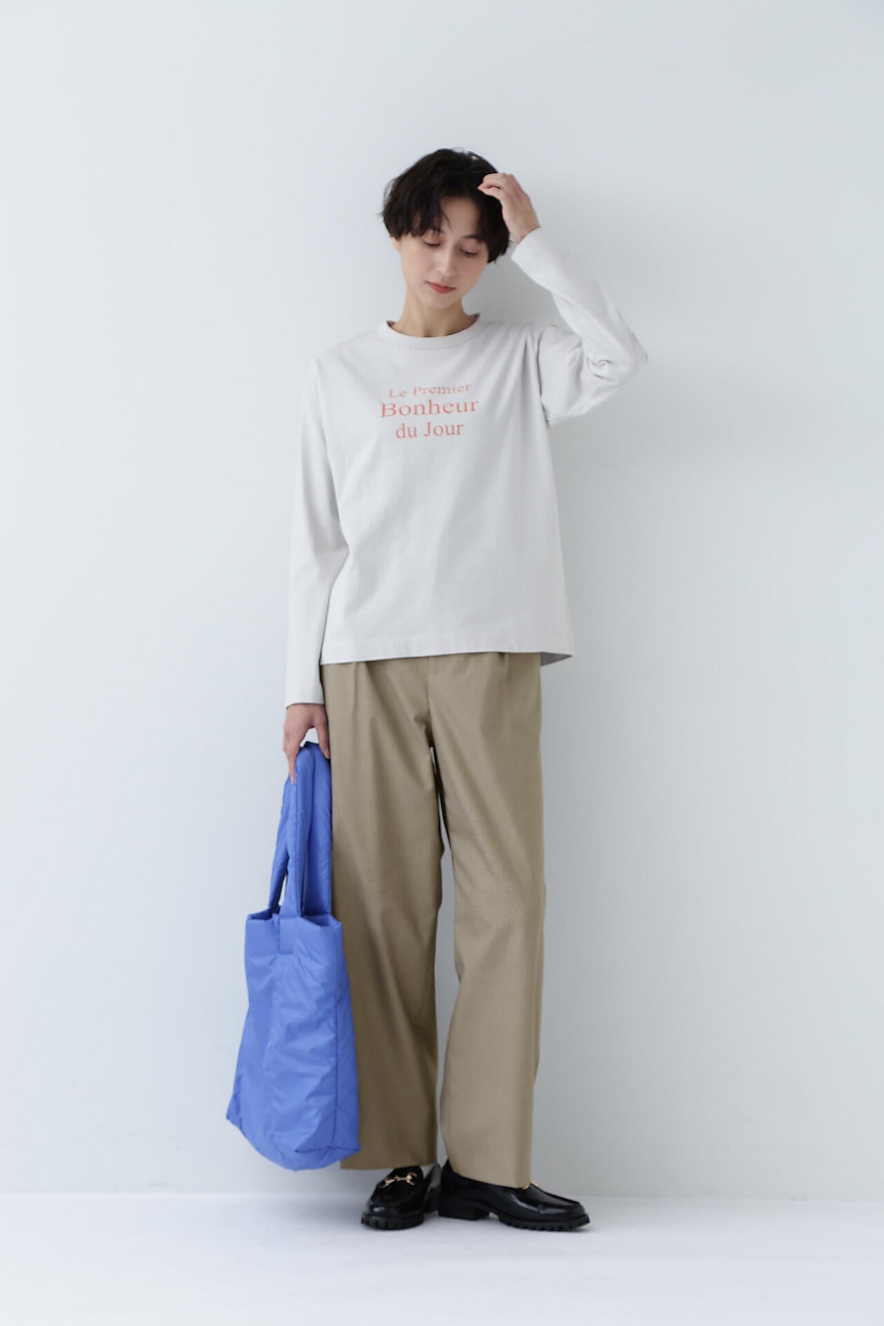 ライトボイルツイルチェックパンツ