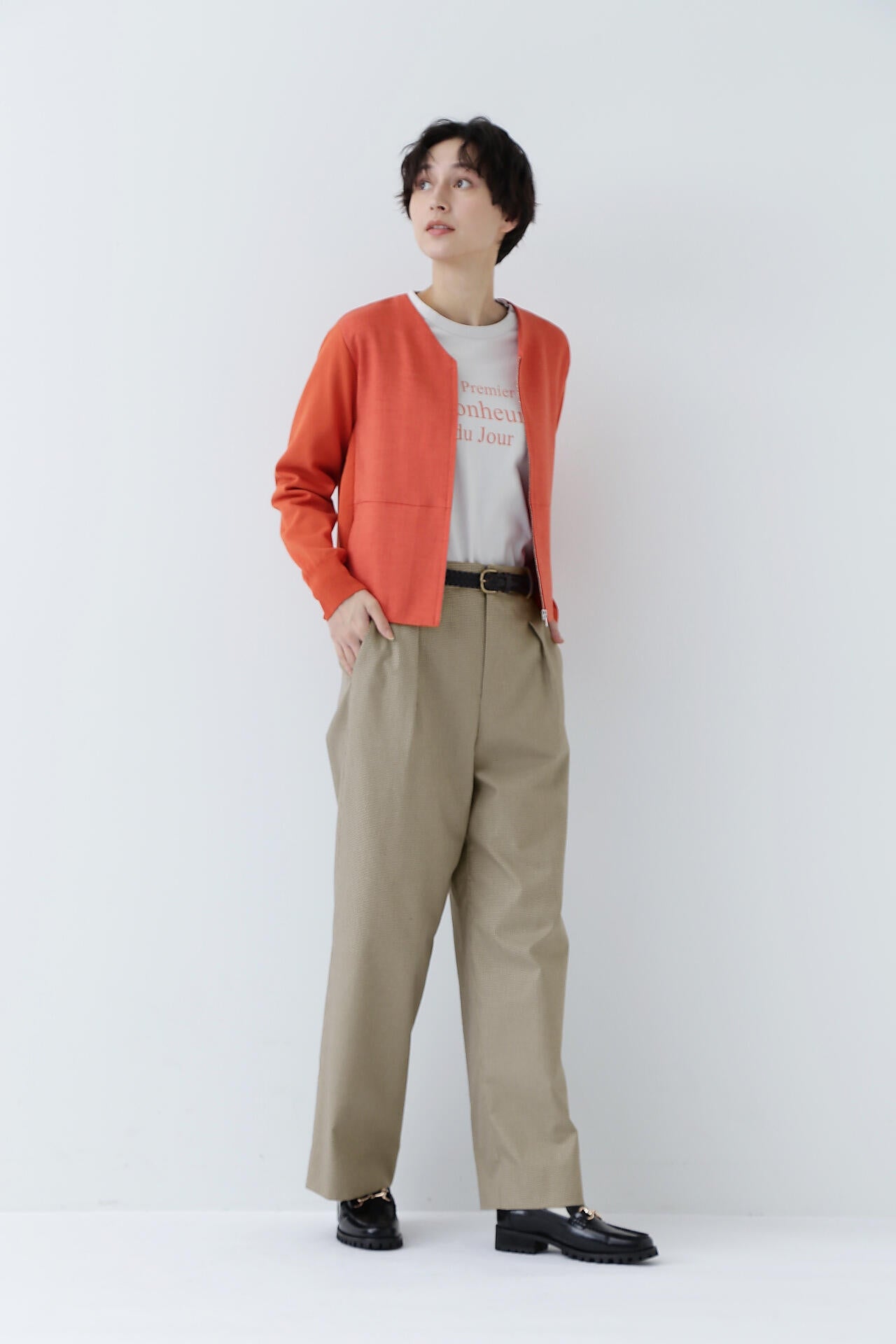 ライトボイルツイルチェックパンツ
