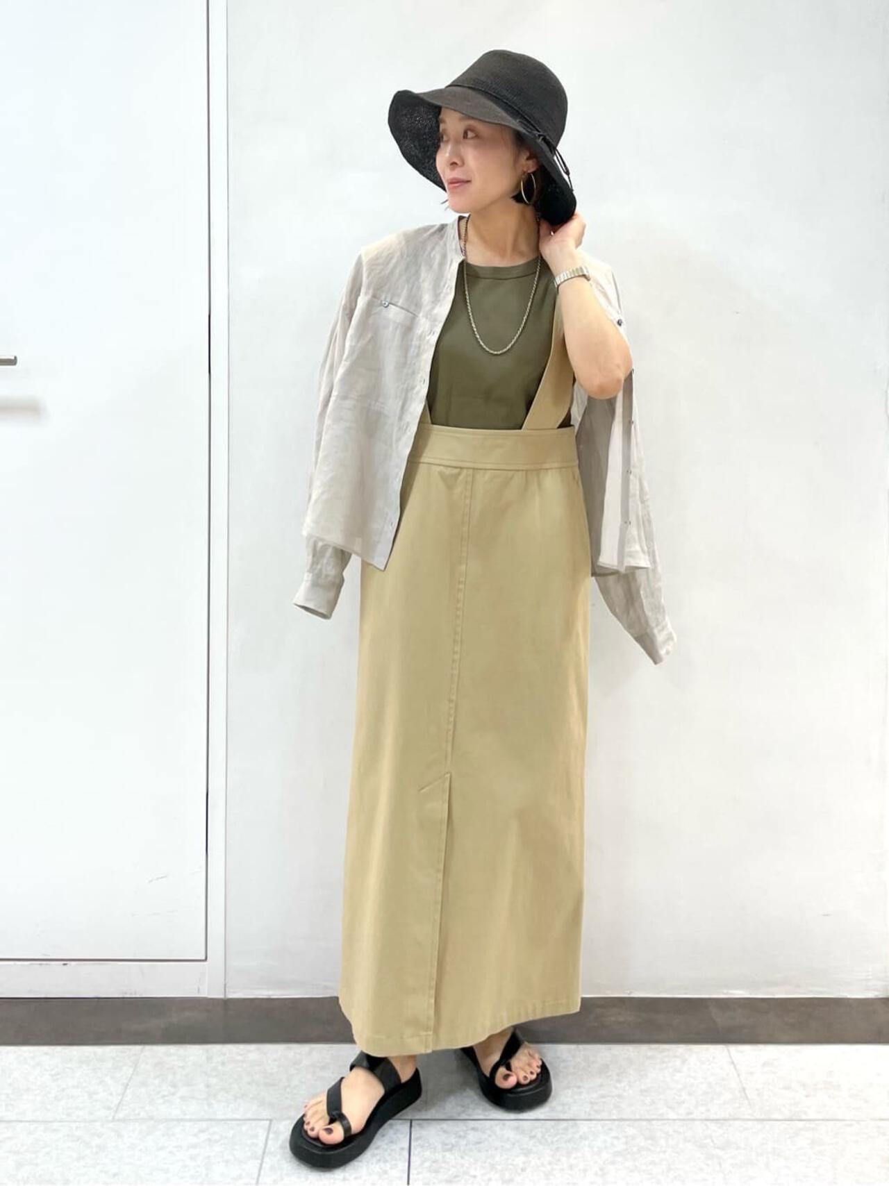 ストレッチサスペンダースカート