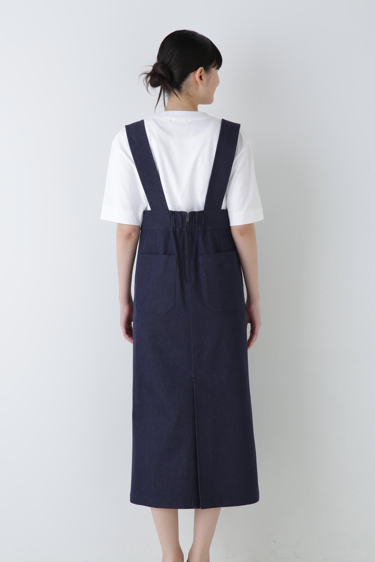 ストレッチサスペンダースカート