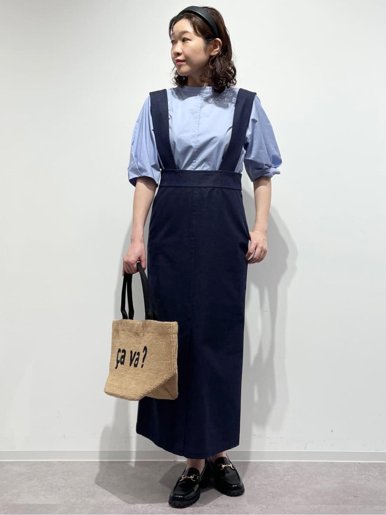 ストレッチサスペンダースカート