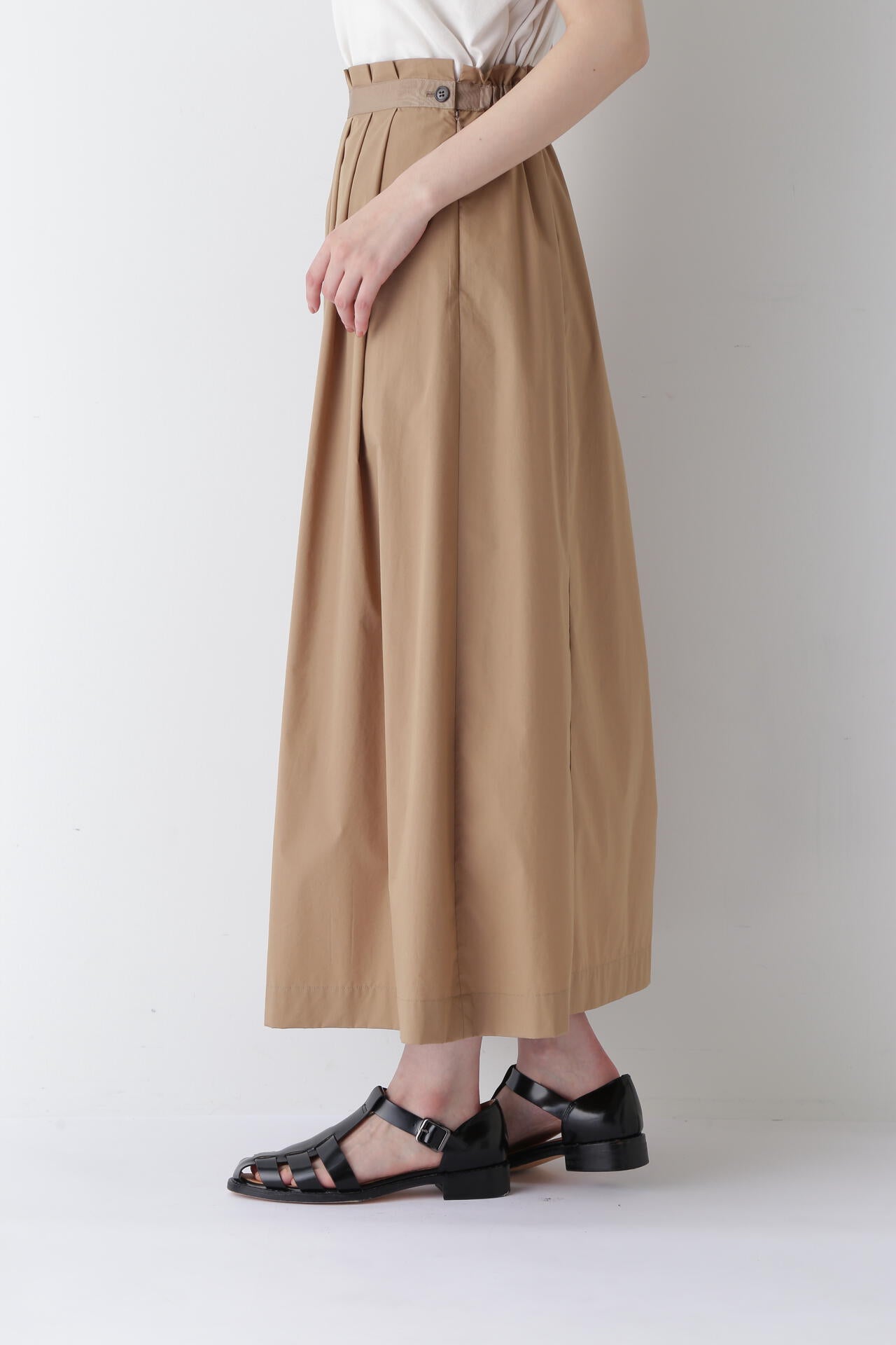 【WEB限定サイズ】コットンPEタックスカート