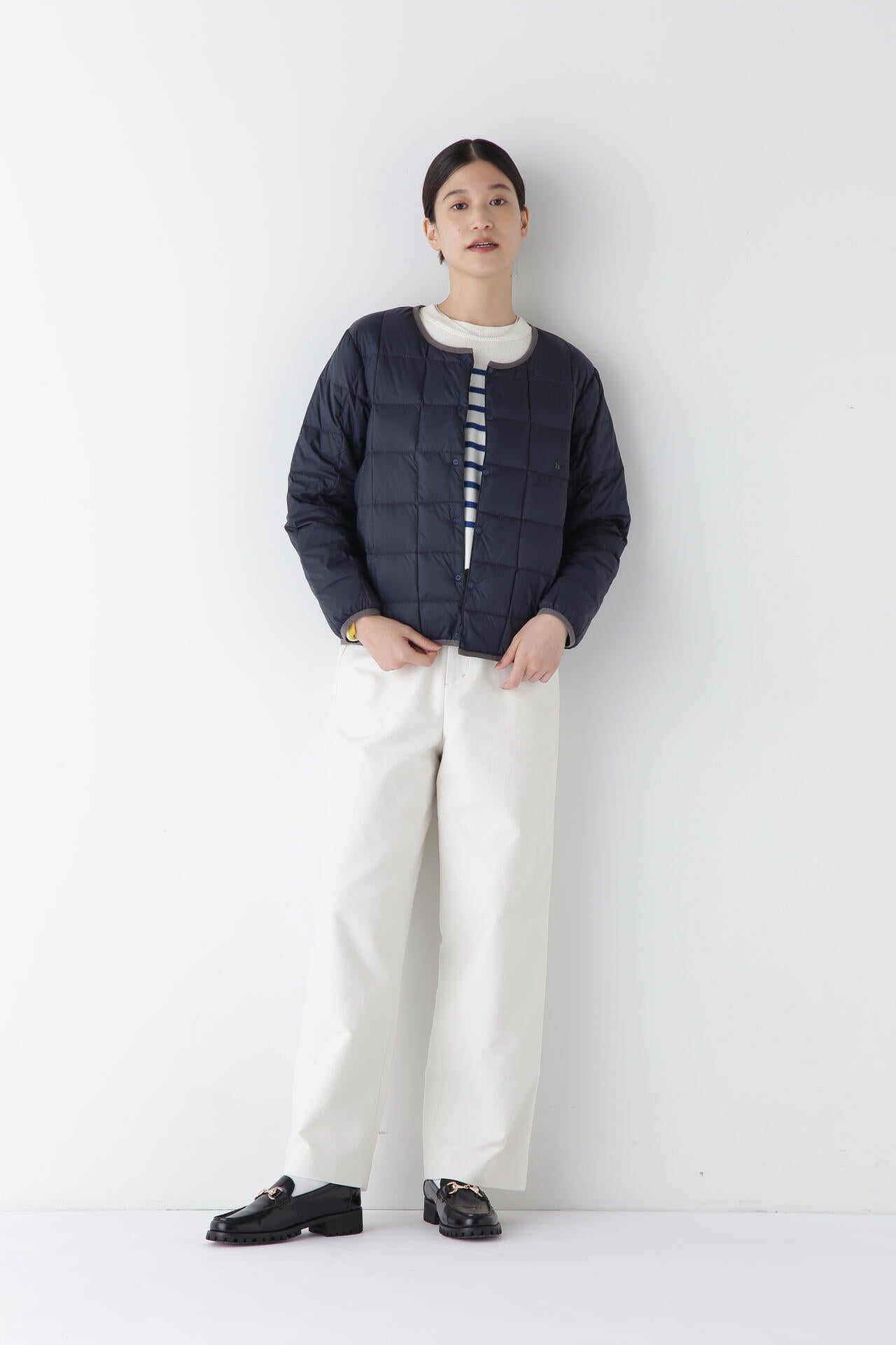 【WEB限定サイズ】リクライドクロスマリン風セミワイドパンツ