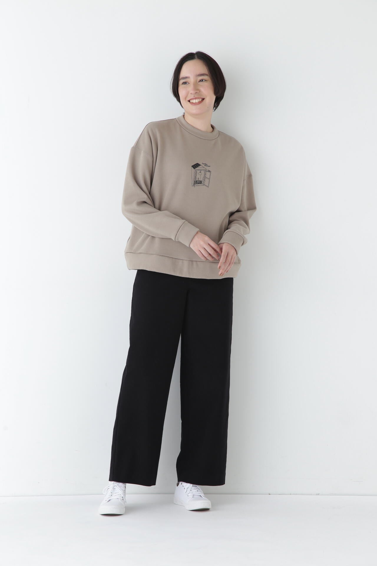 【WEB限定サイズ】リクライドクロスマリン風セミワイドパンツ