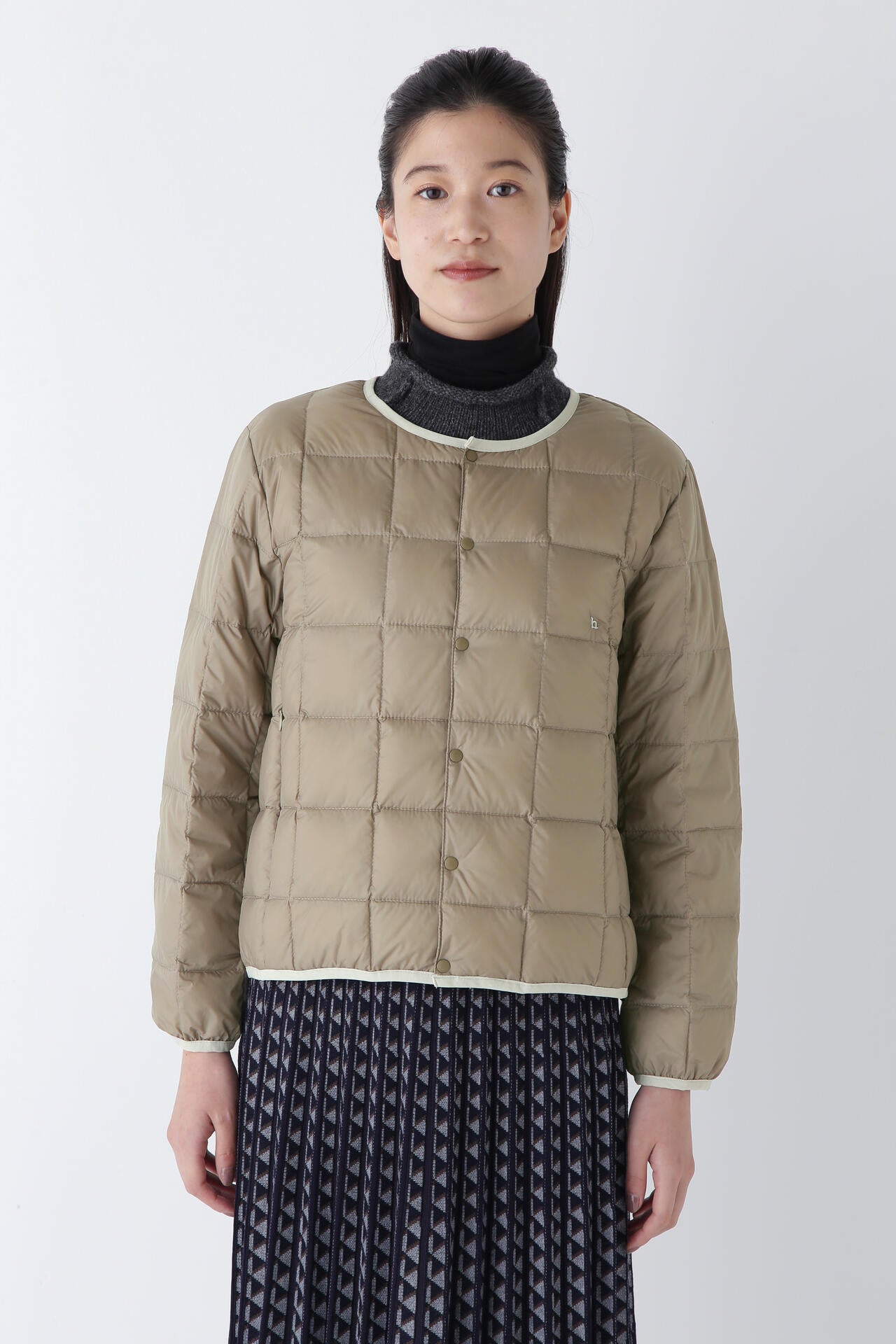 【WEB・一部店舗限定サイズ】TAION×hwコラボ　クルーネックボタンダウンジャケット