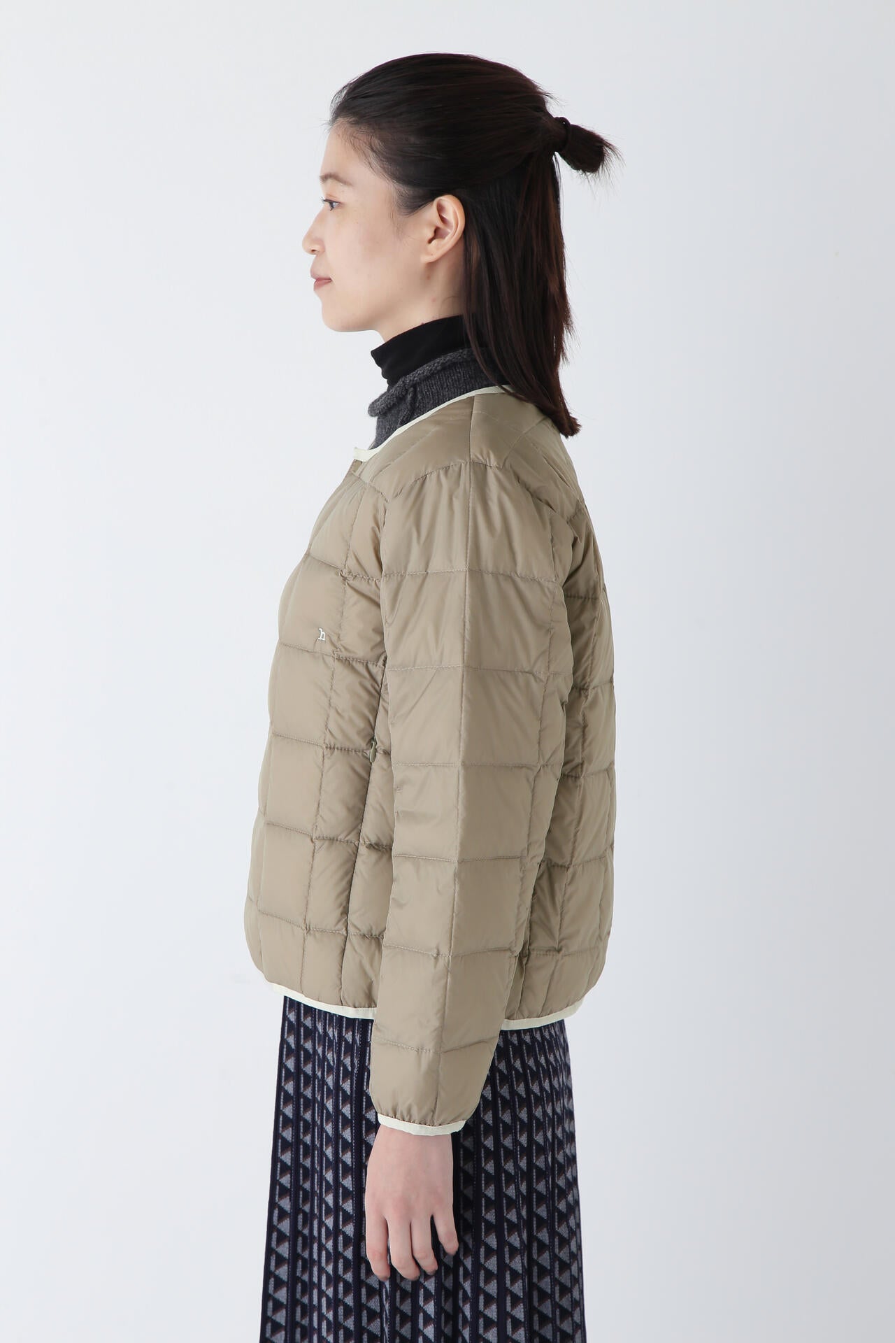 【WEB・一部店舗限定サイズ】TAION×hwコラボ　クルーネックボタンダウンジャケット