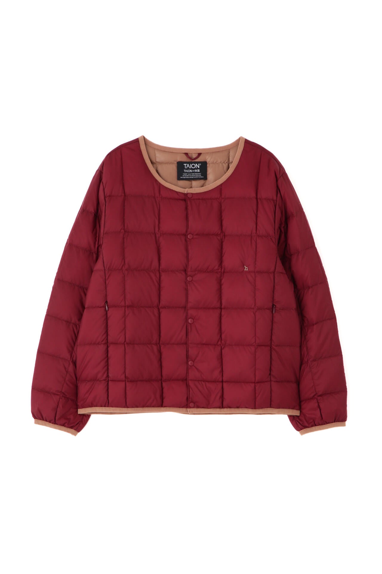 【WEB・一部店舗限定サイズ】TAION×hwコラボ　クルーネックボタンダウンジャケット
