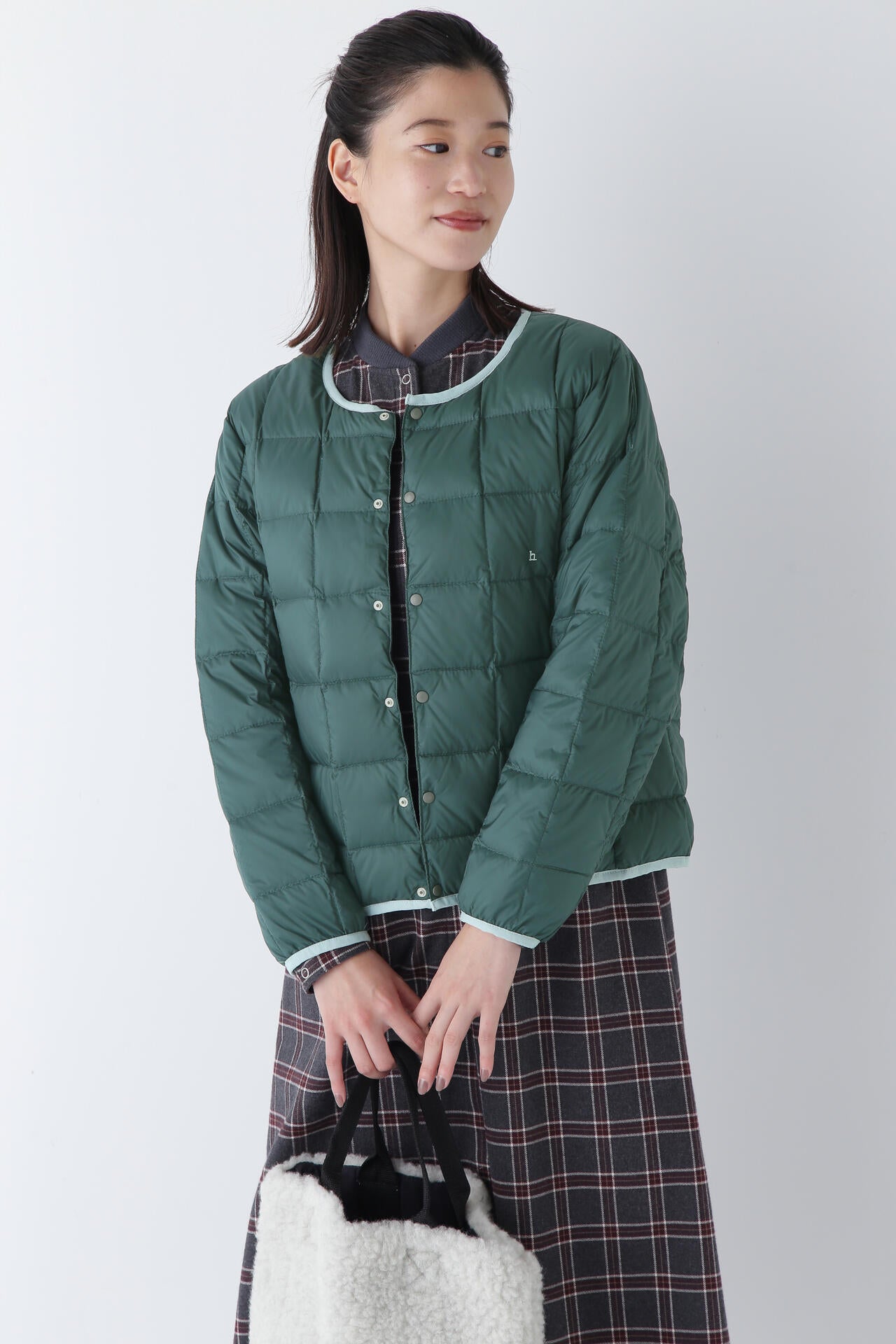 【WEB・一部店舗限定サイズ】TAION×hwコラボ　クルーネックボタンダウンジャケット
