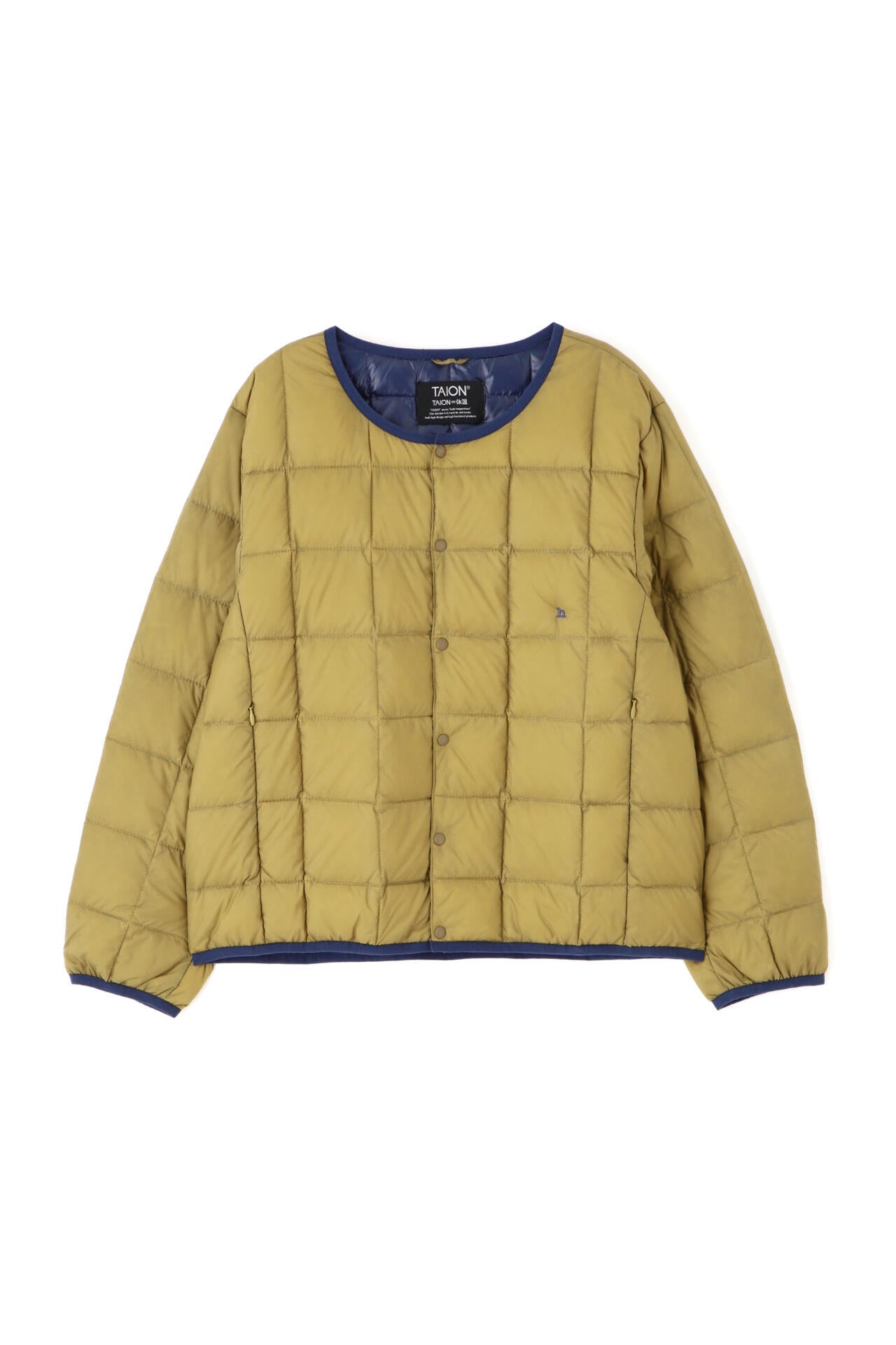 【WEB・一部店舗限定サイズ】TAION×hwコラボ　クルーネックボタンダウンジャケット