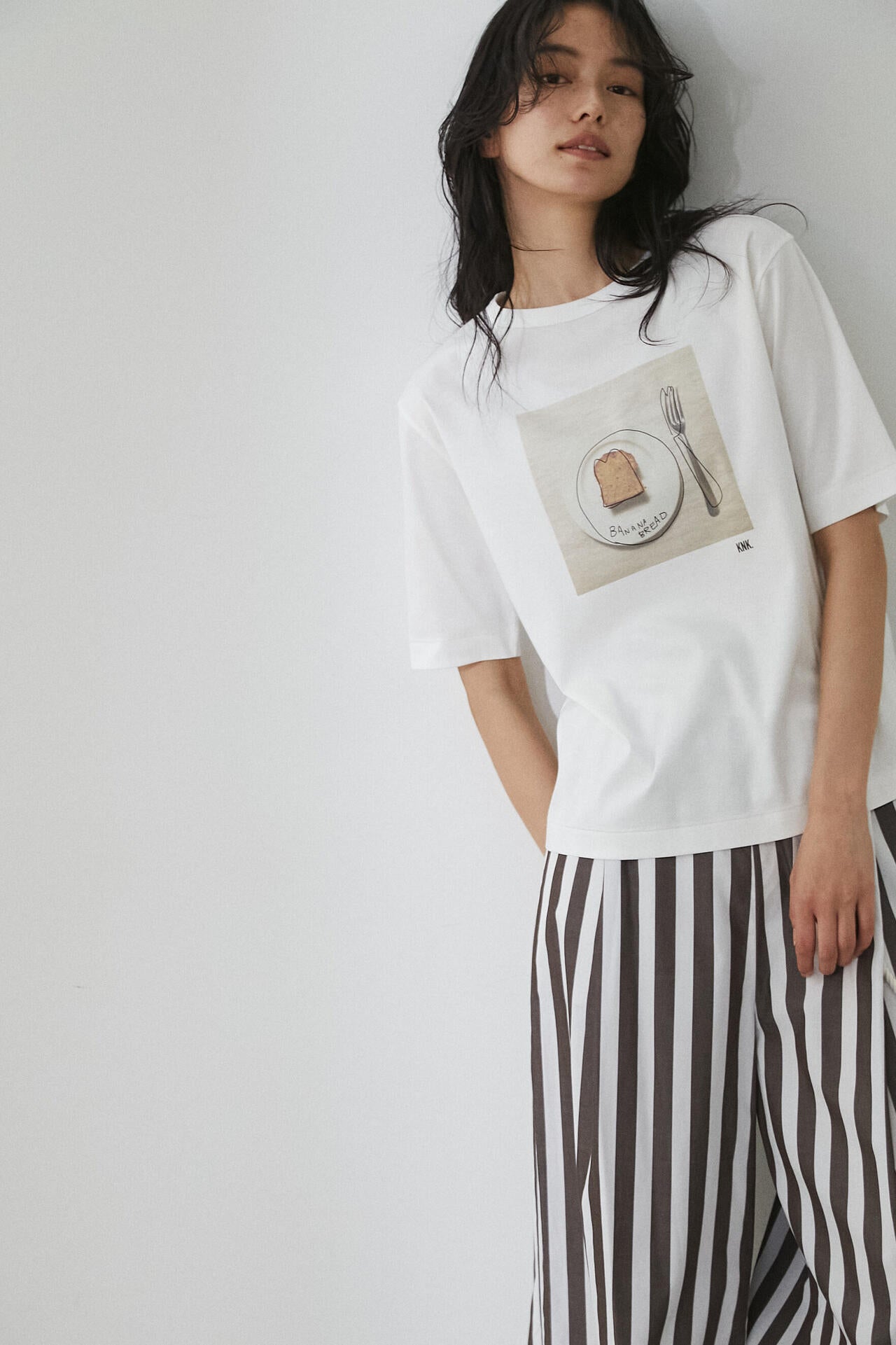 【香菜子コラボ】ＯＧコットンプリントＴシャツ　Ｍサイズ