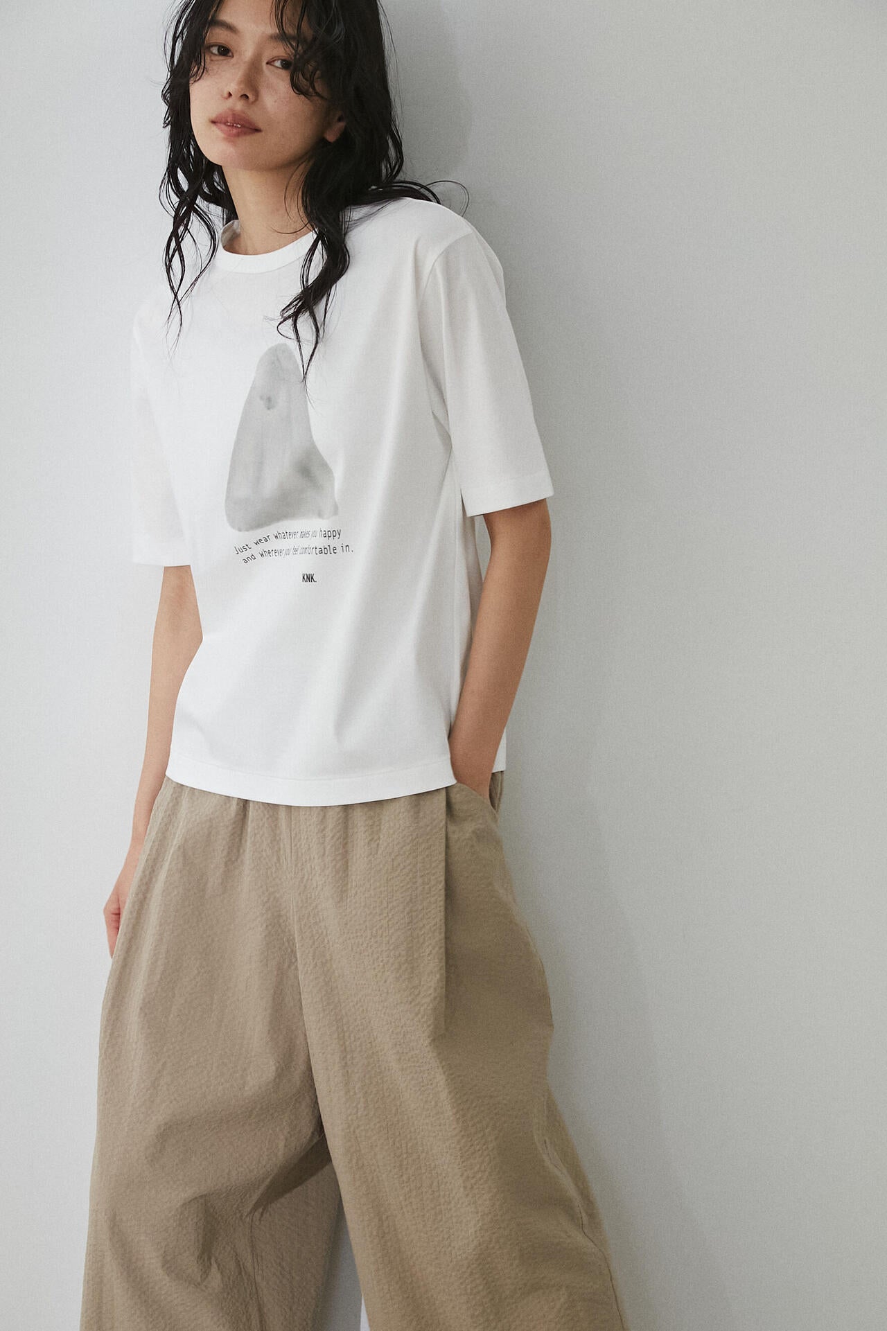 【香菜子コラボ】ＯＧコットンプリントＴシャツ　Ｍサイズ