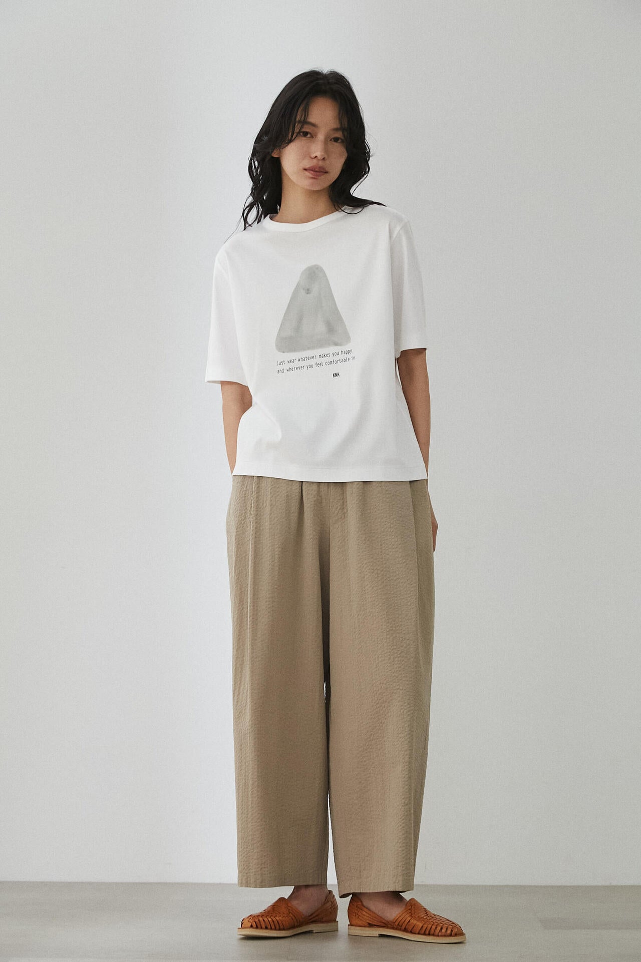 【香菜子コラボ】ＯＧコットンプリントＴシャツ　Ｍサイズ