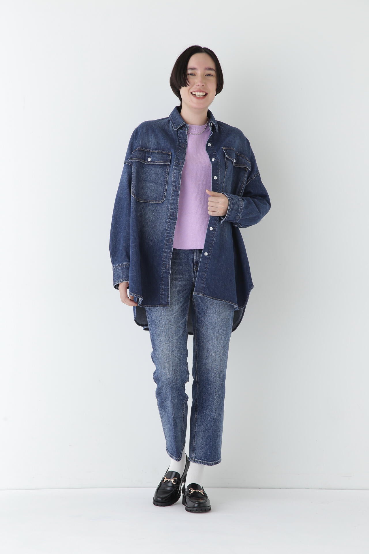 【Healthy DENIMコラボ】オーバーシャツ
