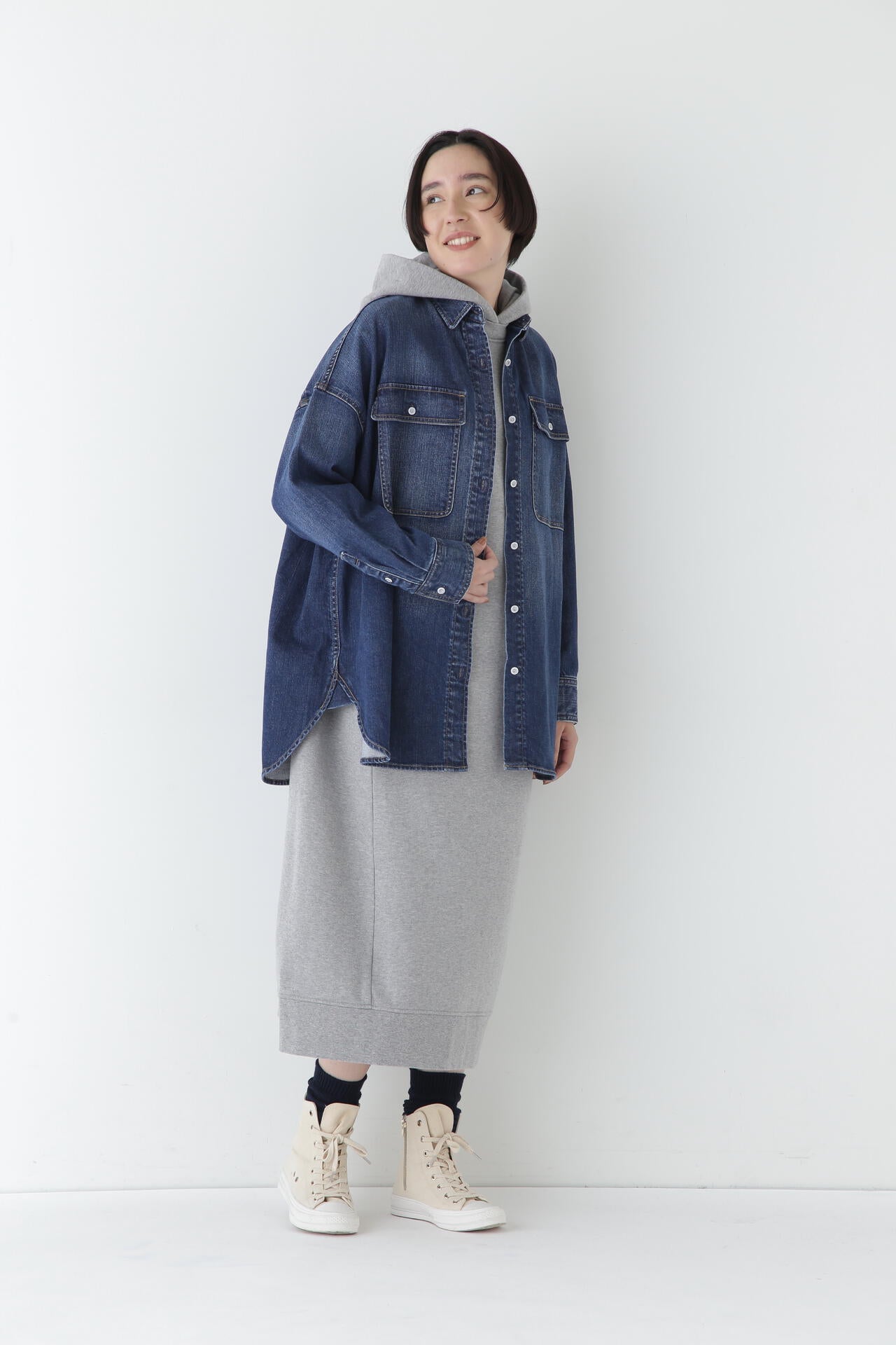 【Healthy DENIMコラボ】オーバーシャツ