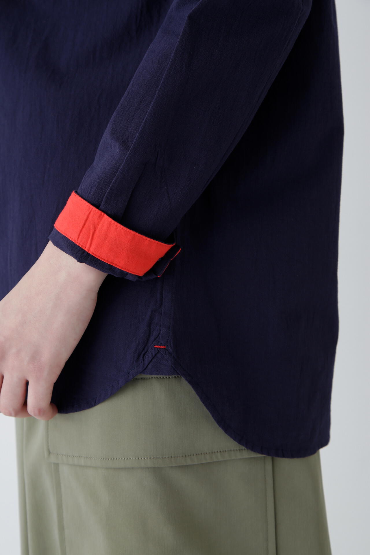 【WEB限定】【NATIC】スモールウェーブボイルブラウス