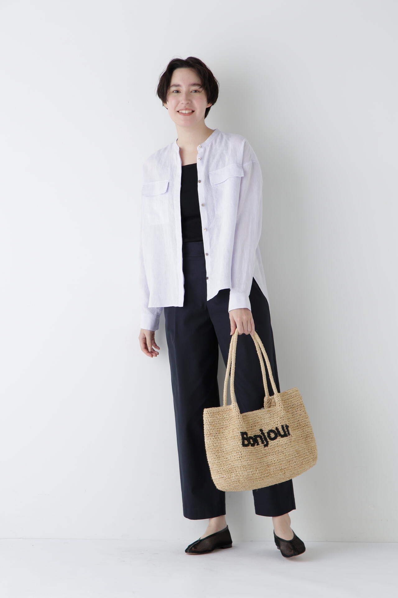 【撥水】コンパクトギャバパンツ