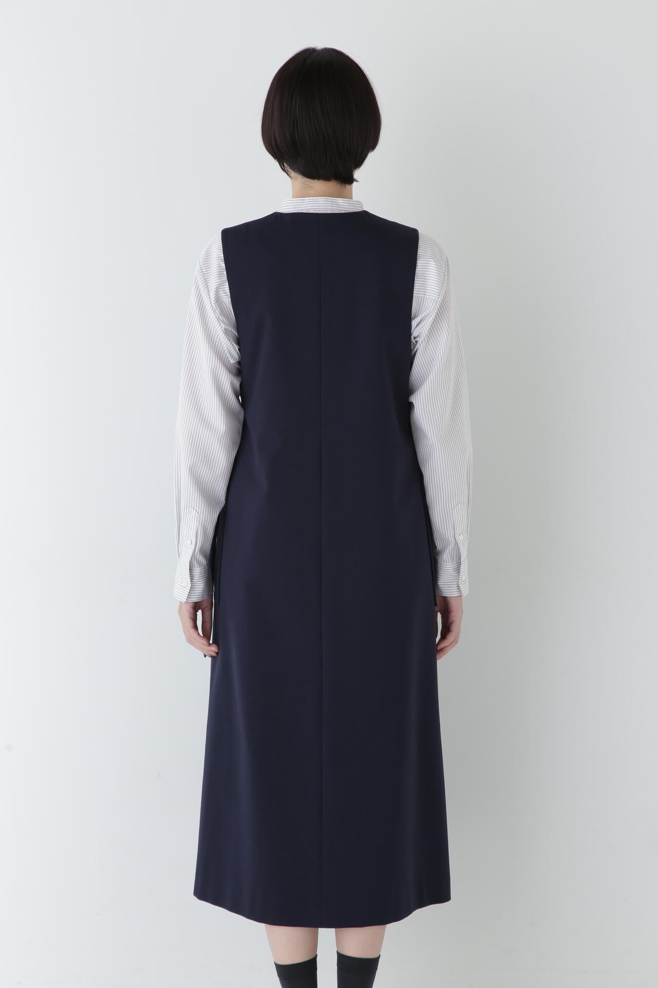 ストレッチポンチラップワンピース