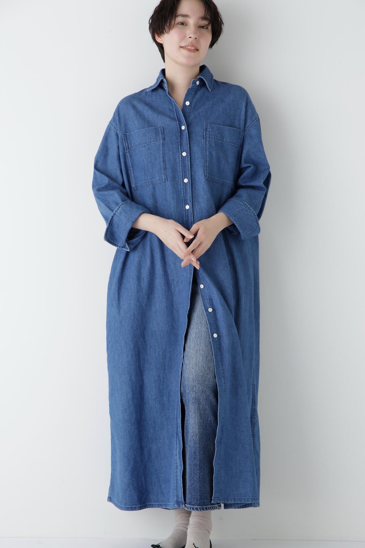 【Healthy DENIM(ヘルシーデニム)】デニムワンピース