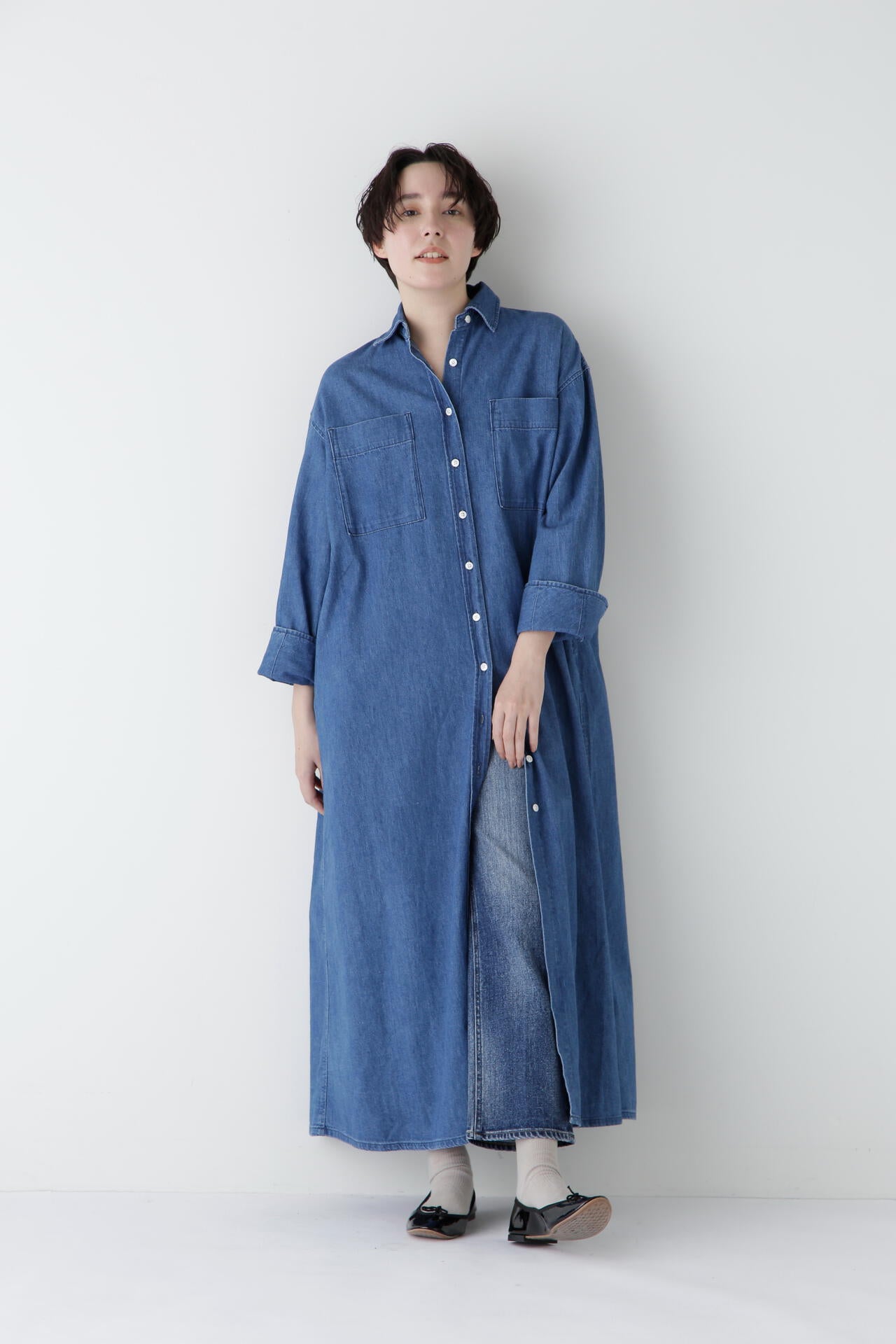 【Healthy DENIM(ヘルシーデニム)】デニムワンピース