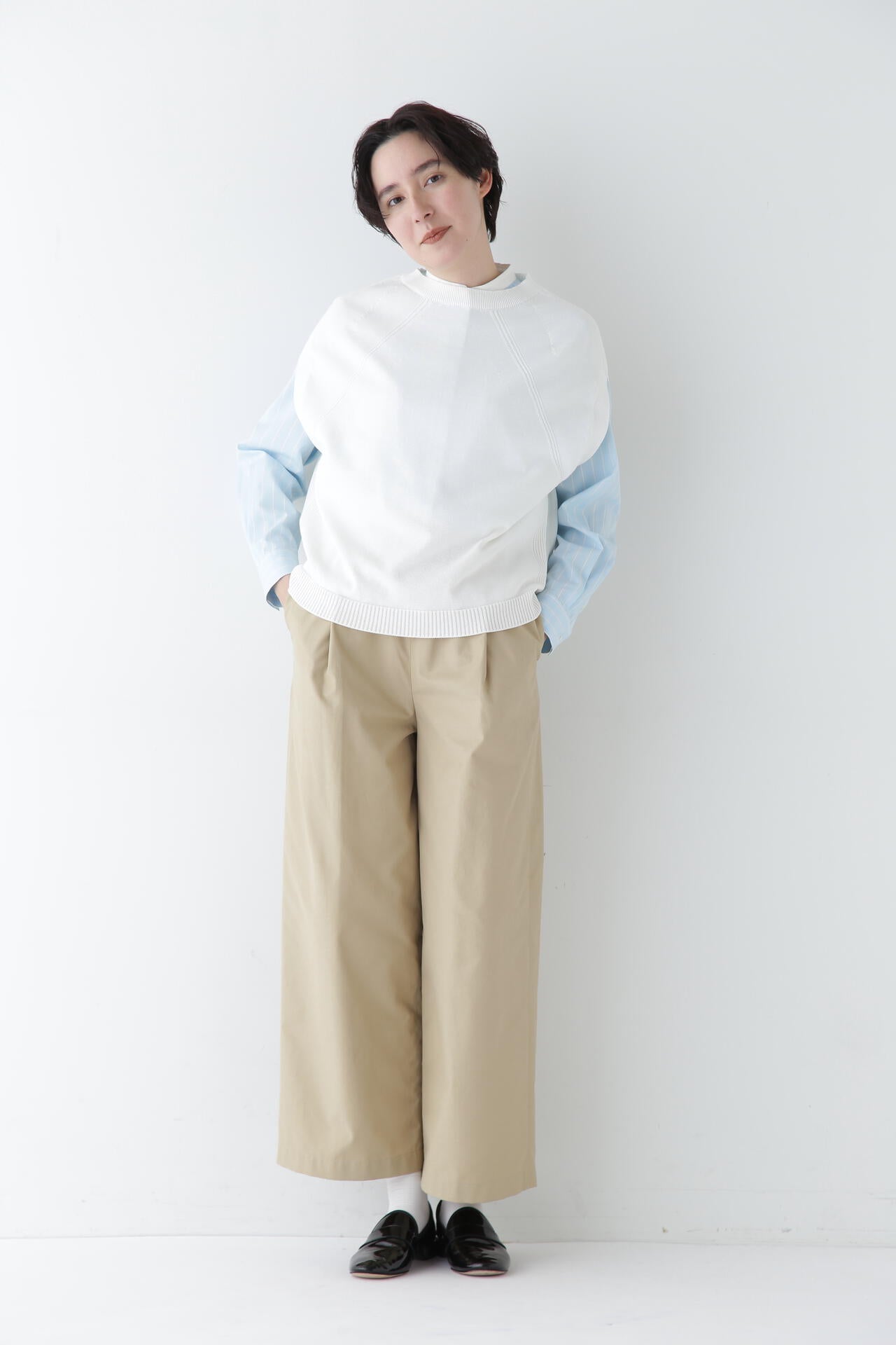 コットンナイロンソフトツイルセットアップ