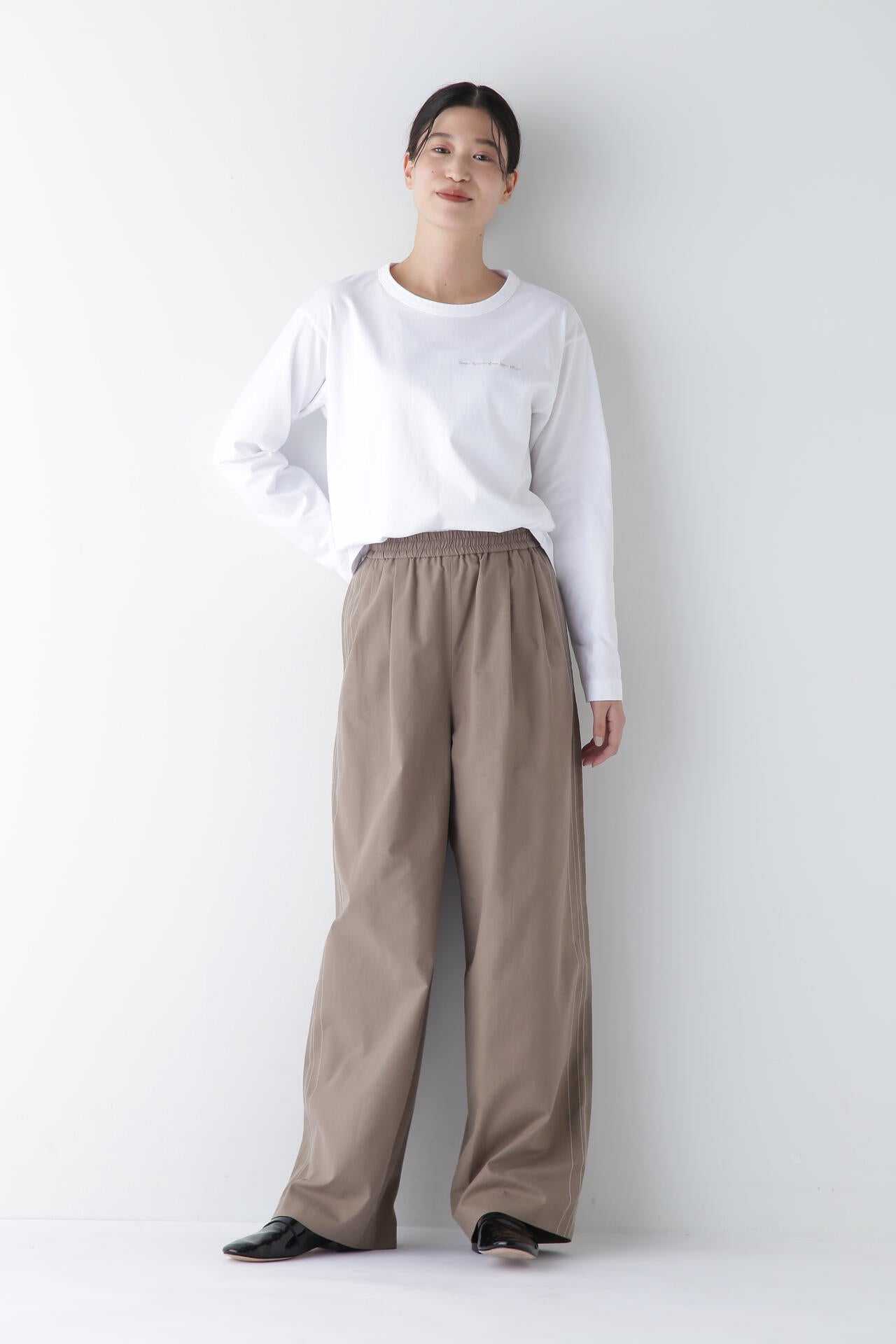 ロゴエンブロイダリーロングスリーブＴシャツ