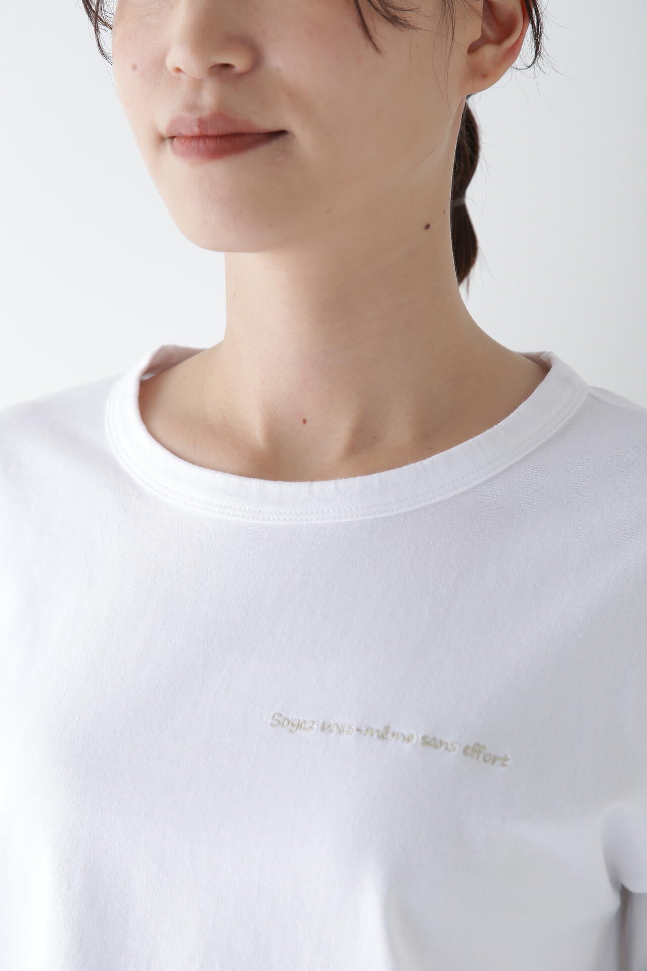 ロゴエンブロイダリーロングスリーブＴシャツ