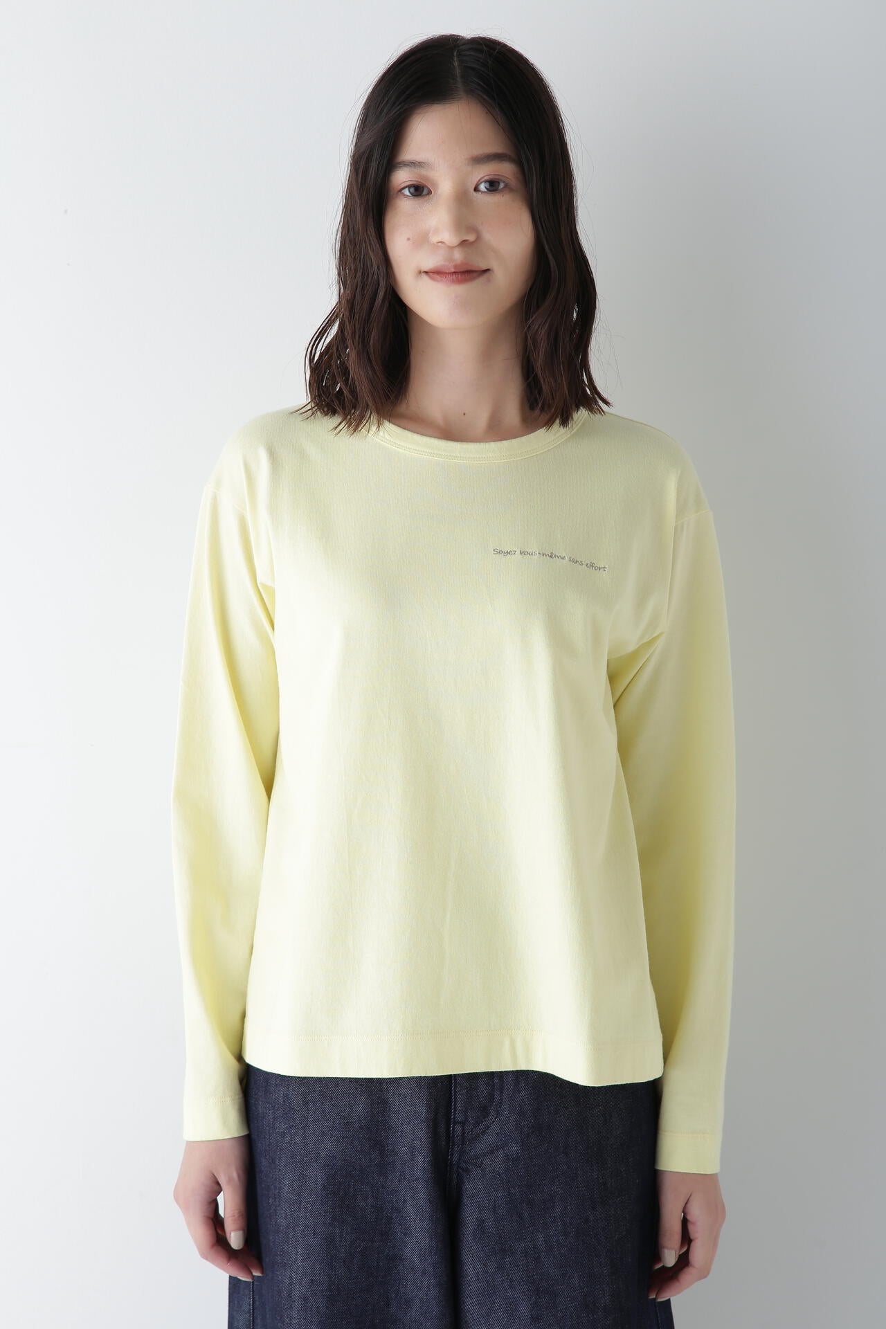 ロゴエンブロイダリーロングスリーブＴシャツ
