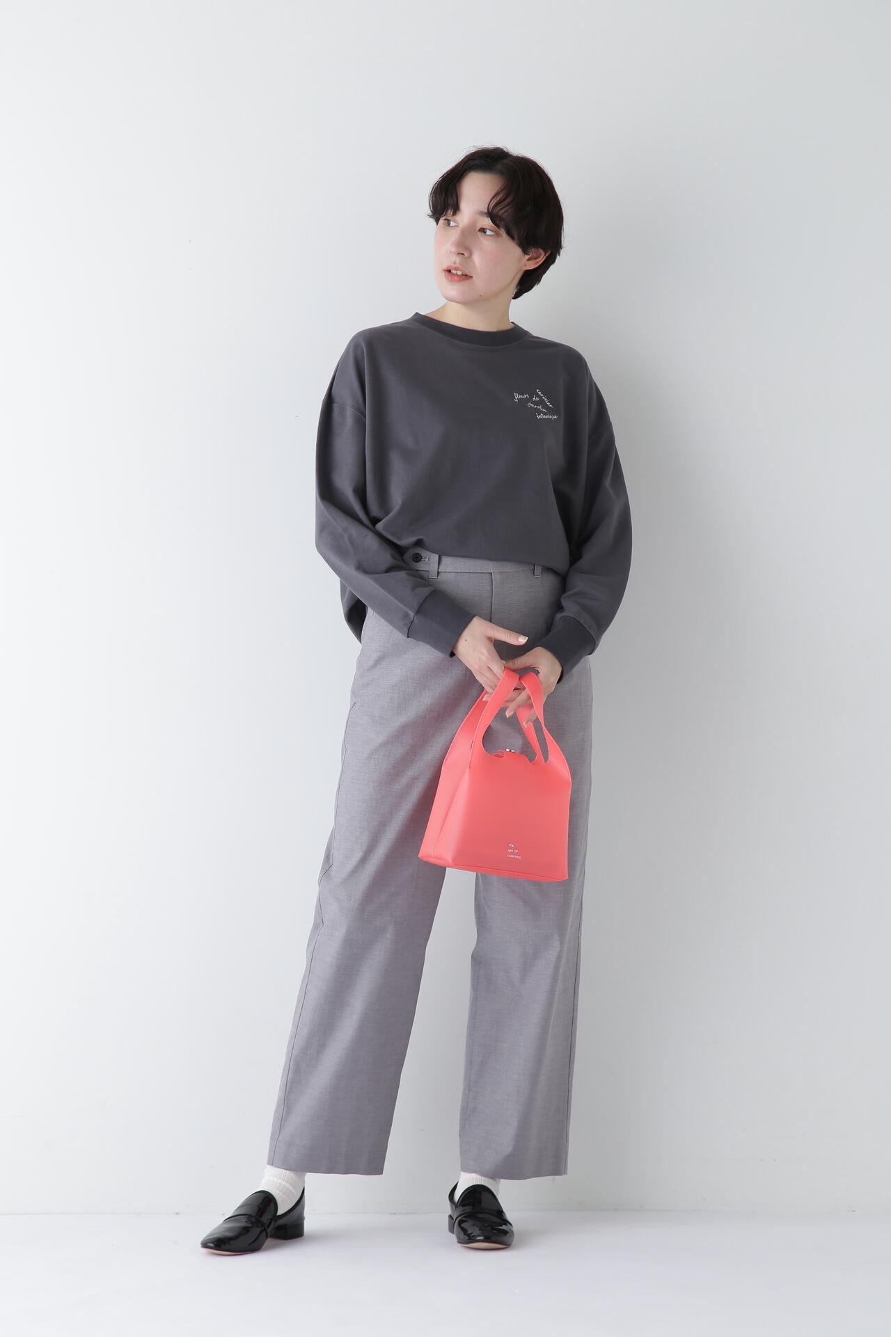 【WEB限定カラー】ミニ裏毛ロゴトレーナー