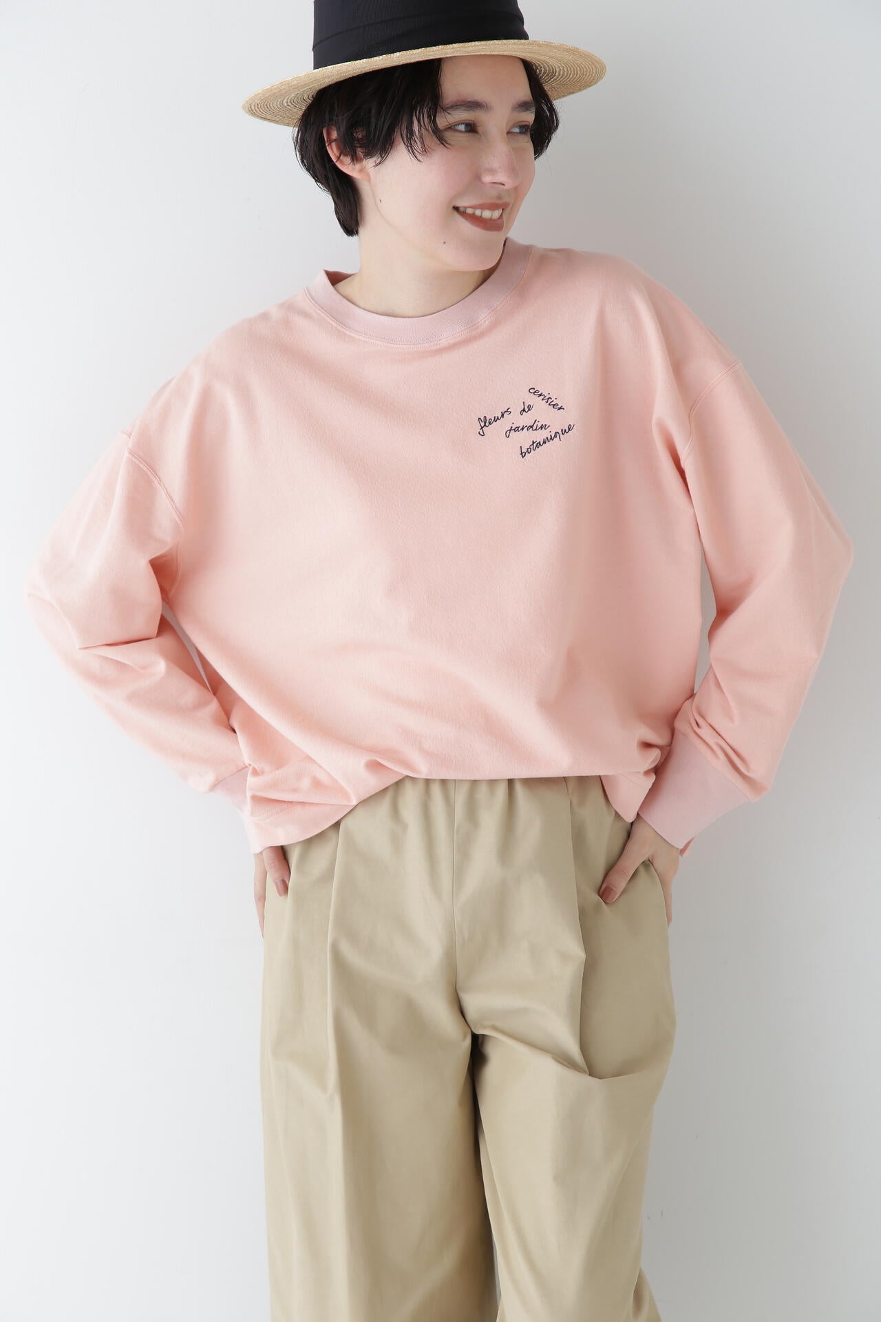【WEB限定カラー】ミニ裏毛ロゴトレーナー