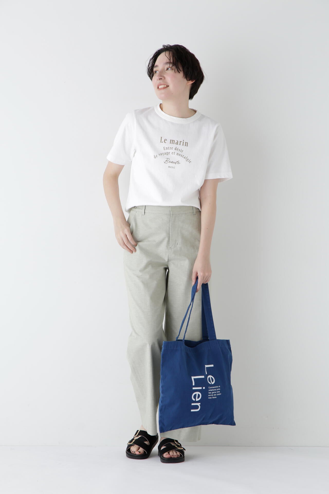 リサイクルコットン度詰天竺Ｔシャツ