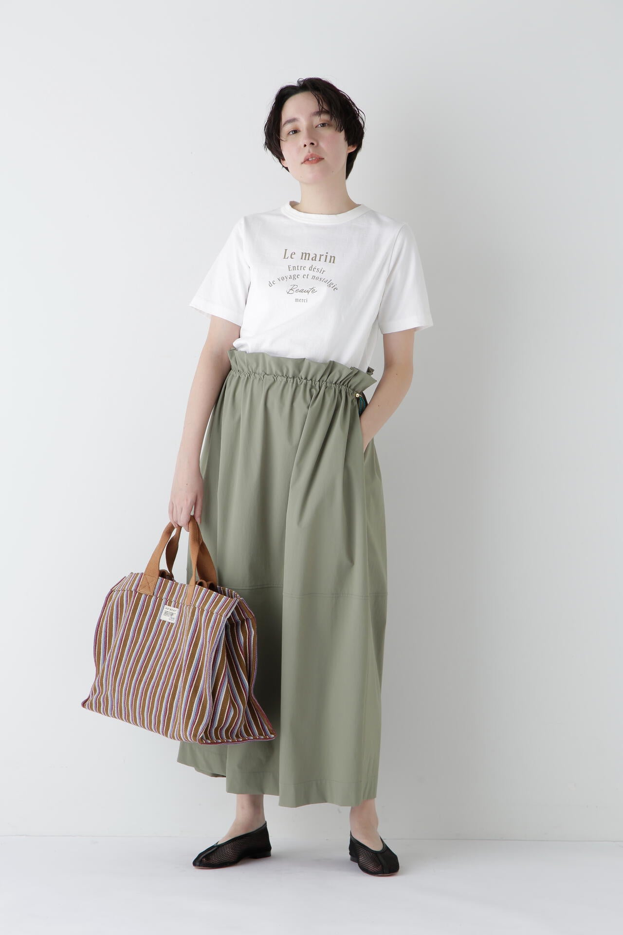 リサイクルコットン度詰天竺Ｔシャツ