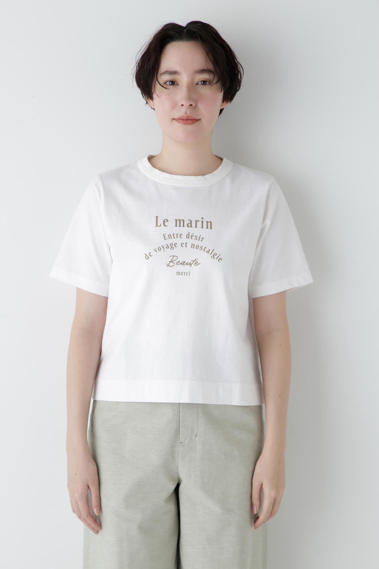 リサイクルコットン度詰天竺Ｔシャツ