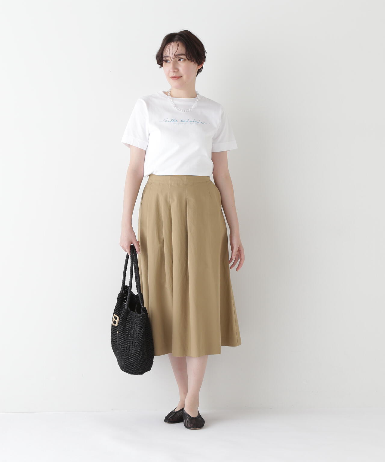 天竺ロゴＴシャツ