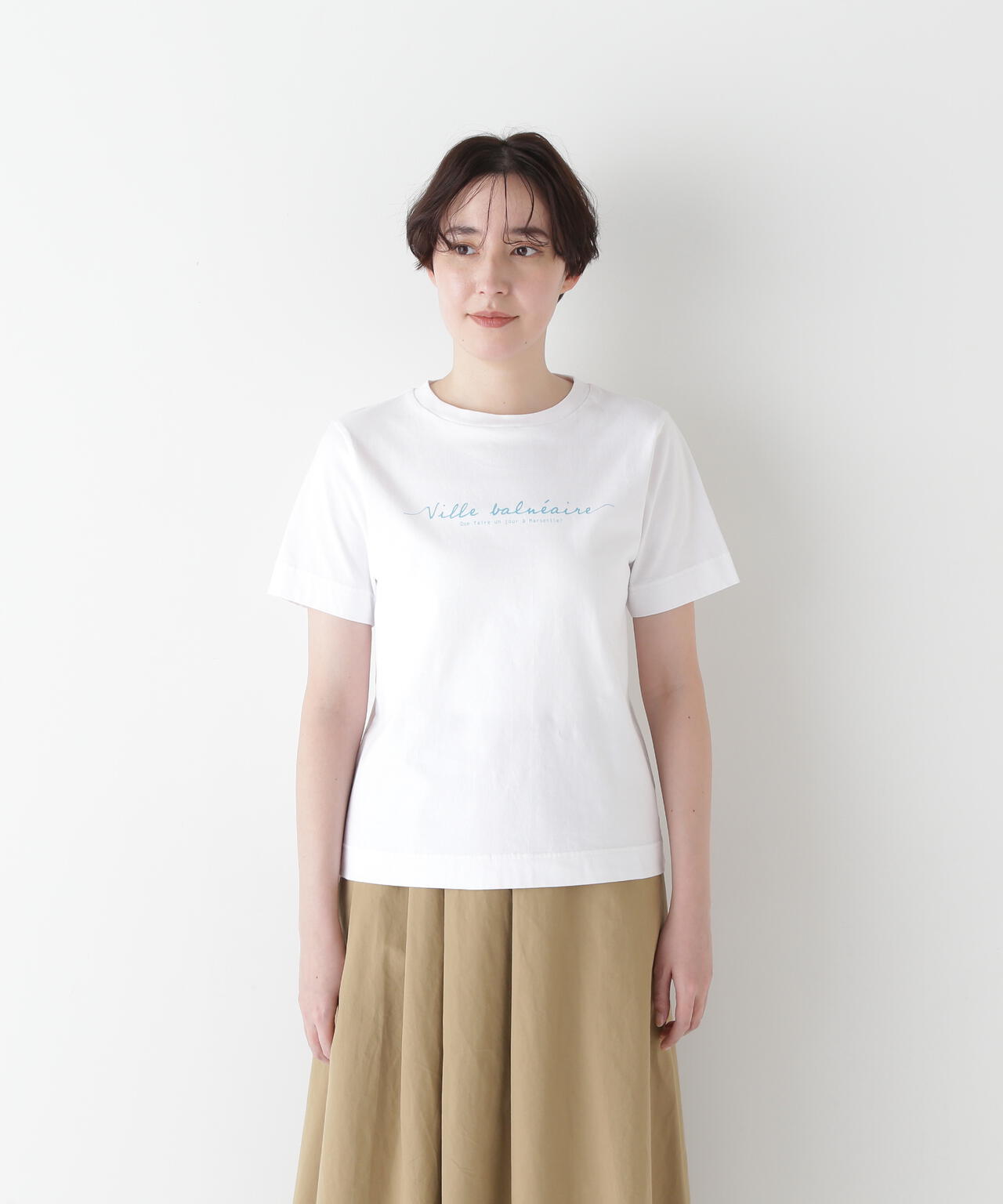 天竺ロゴＴシャツ