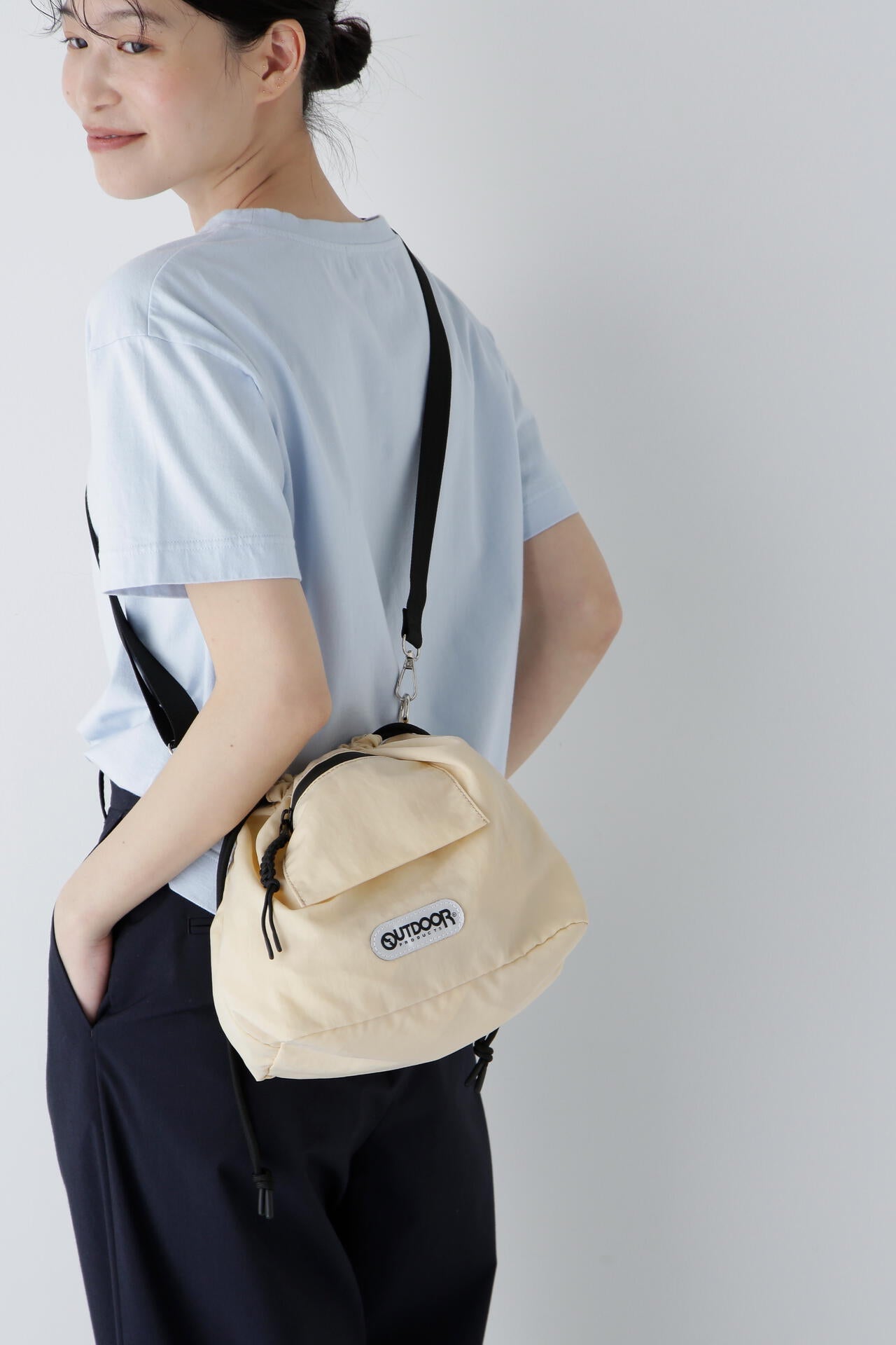 【WEB限定カラー】【OUTDOOR PRODUCTS コラボ】巾着BAG