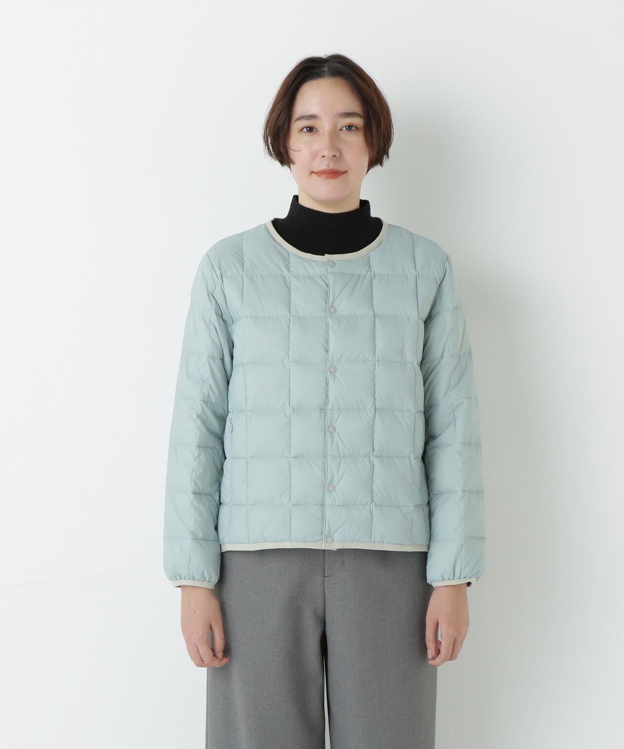 ≪WEB限定カラーあり / ＴＡＩＯＮコラボ≫リバーシブルクルーネックダウンブルゾン
